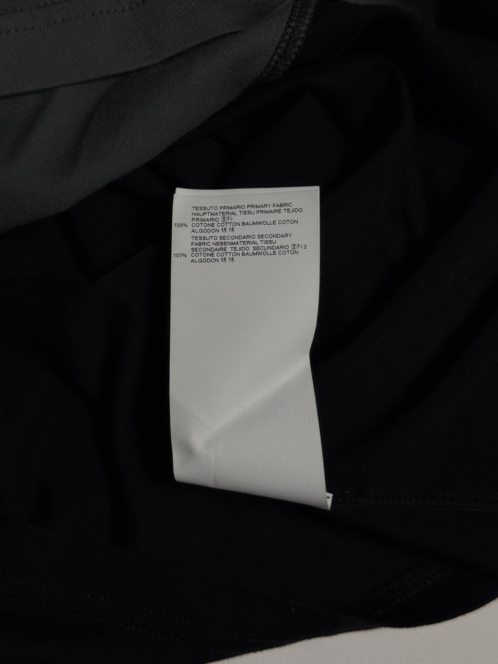 Split T-Shirt Black / Grey