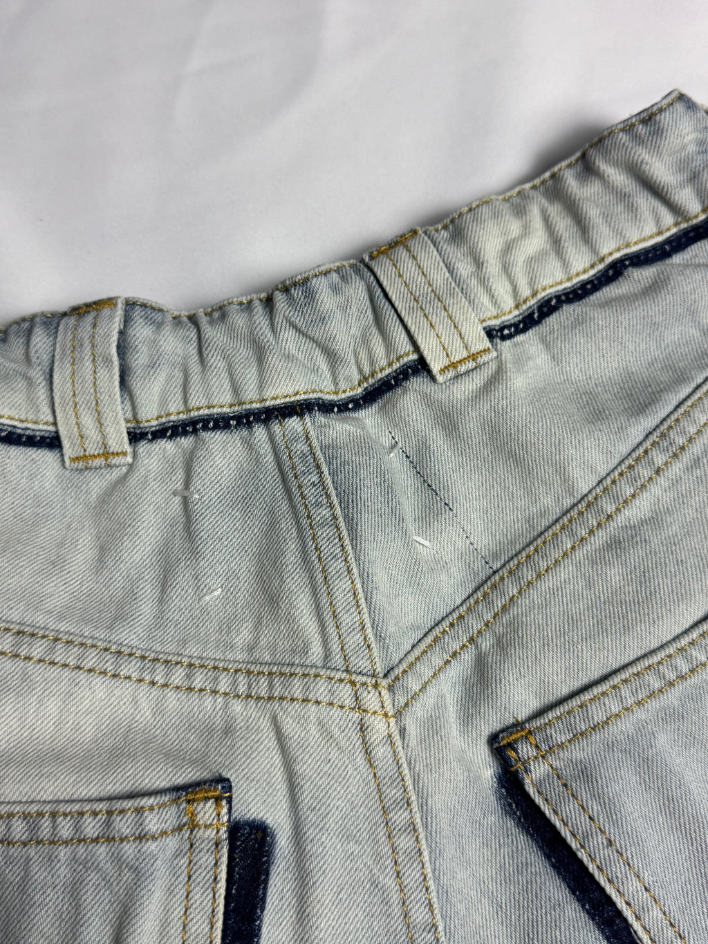 Wide Leg Jeans Faded White