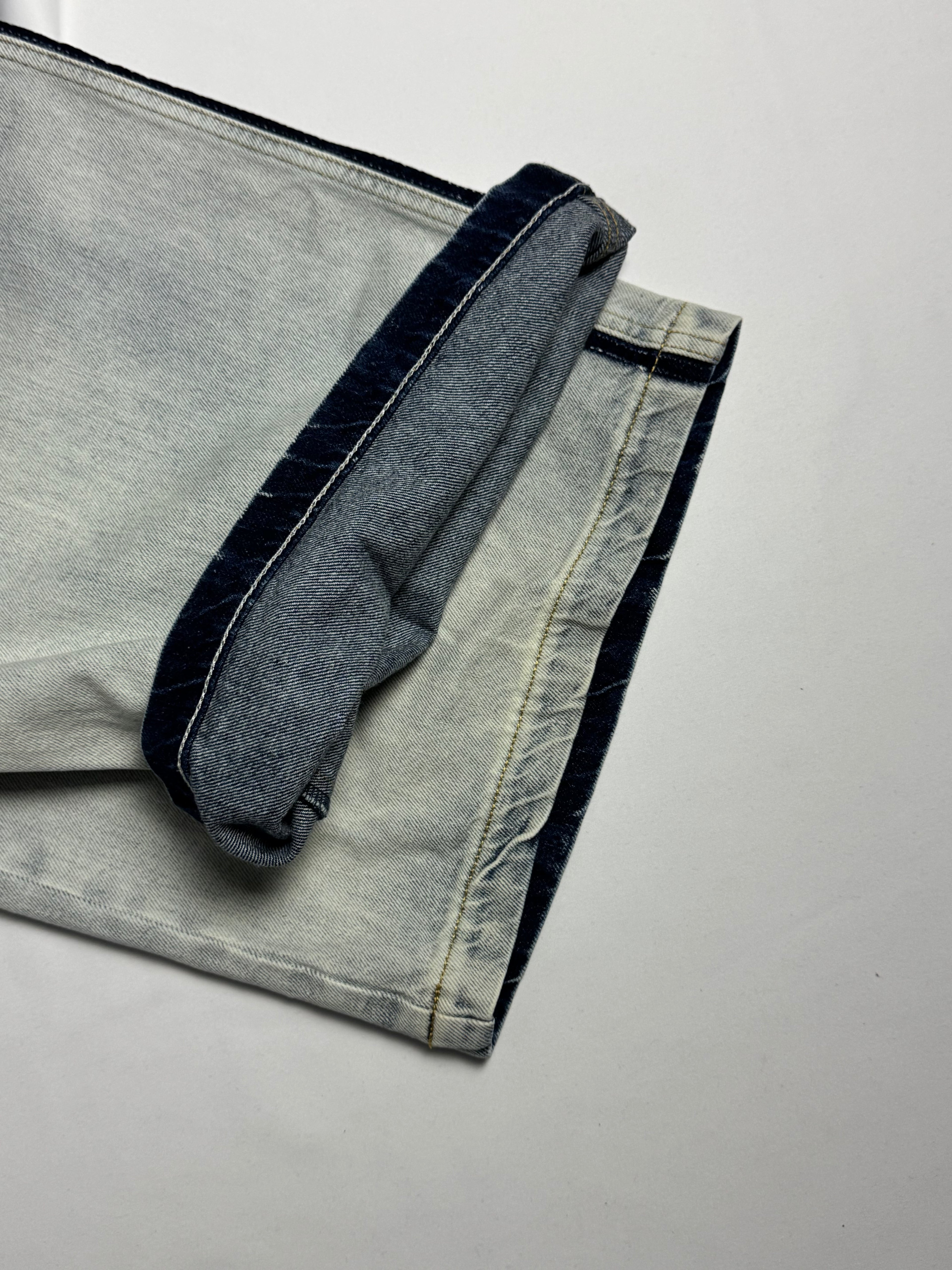 Wide Leg Jeans Faded White