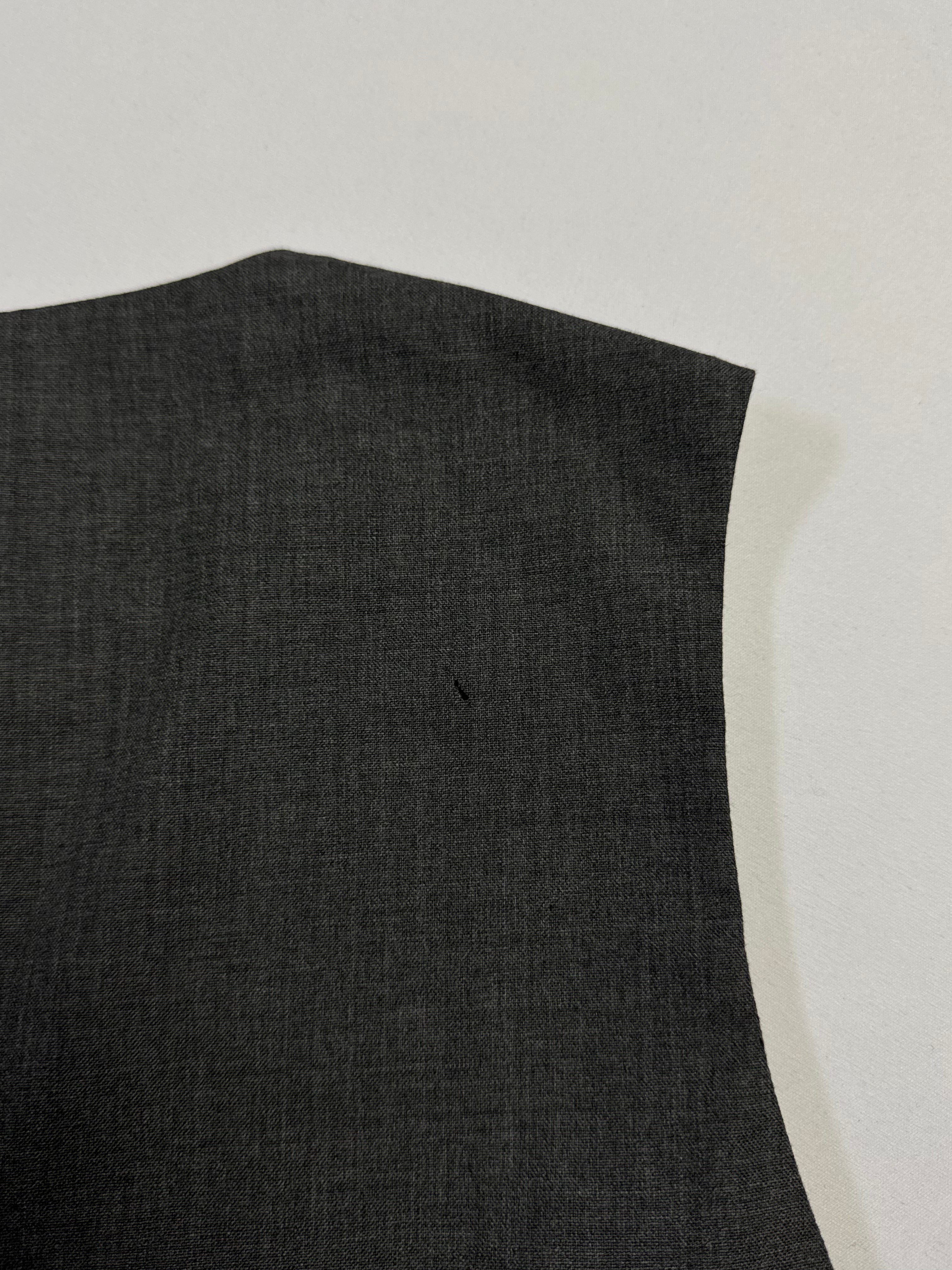 SS1999 Runway Artisanal Gilet Grey