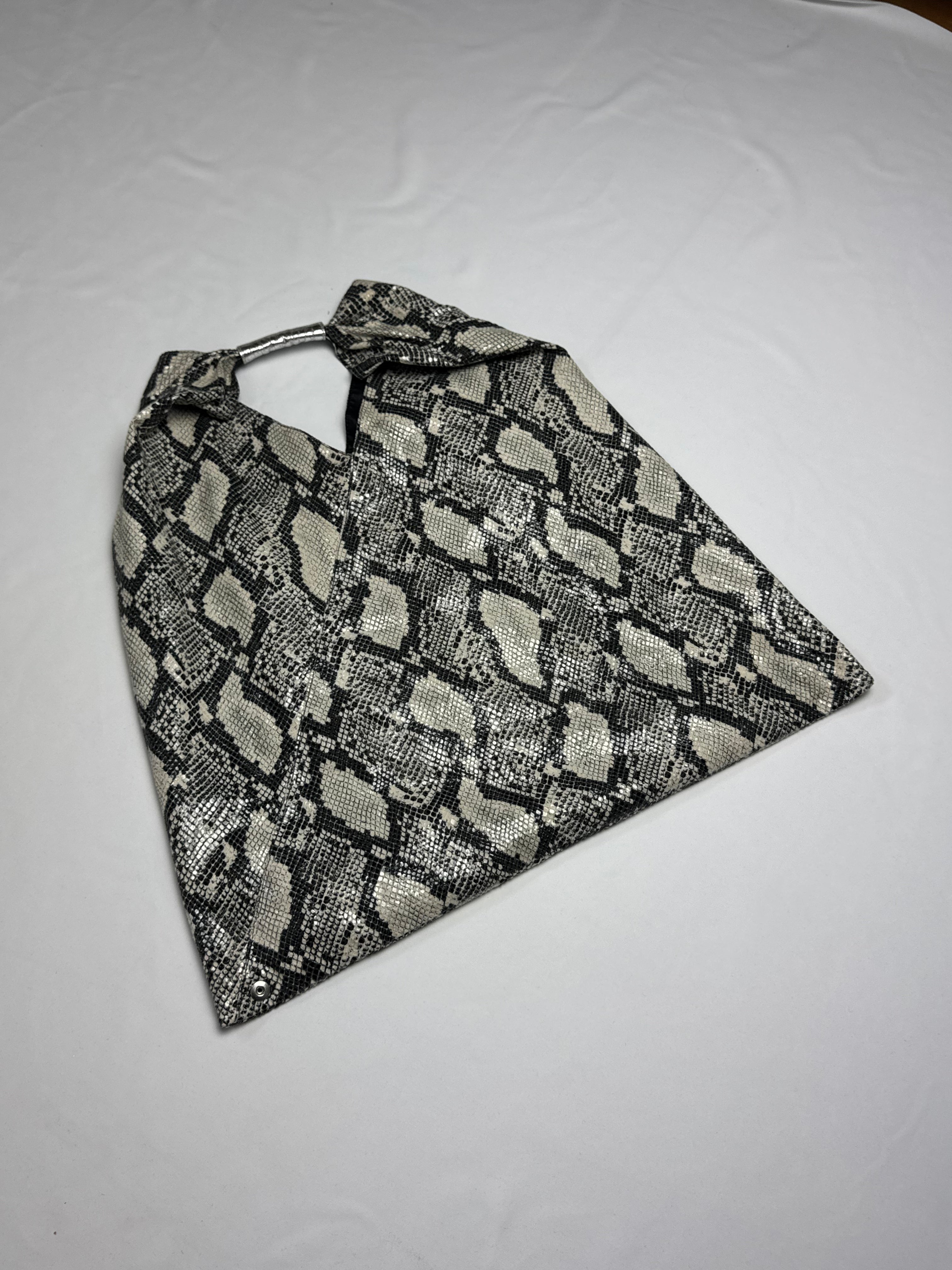 MM6 Japanese Classic Handbag Python