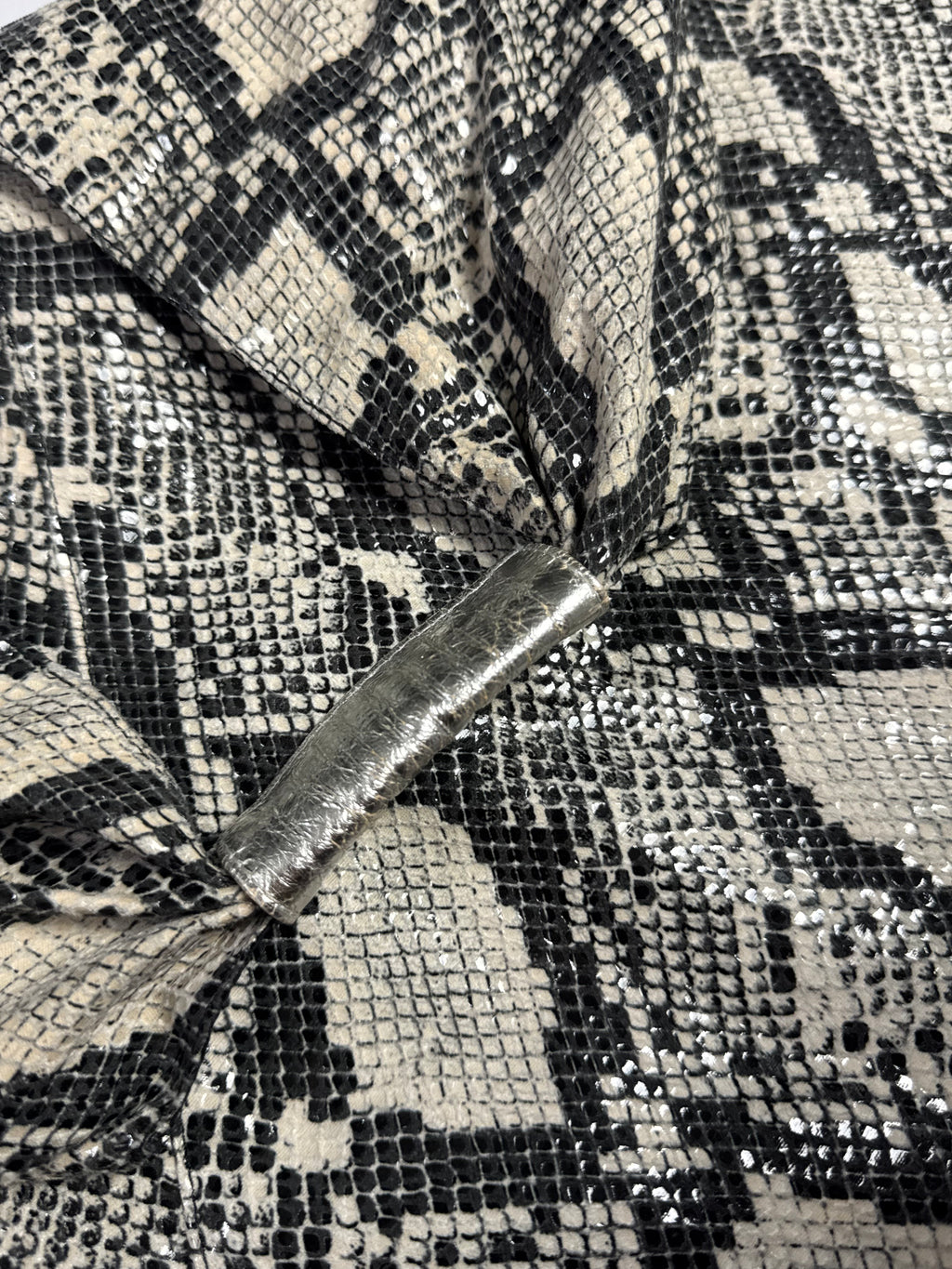 MM6 Japanese Classic Handbag Python