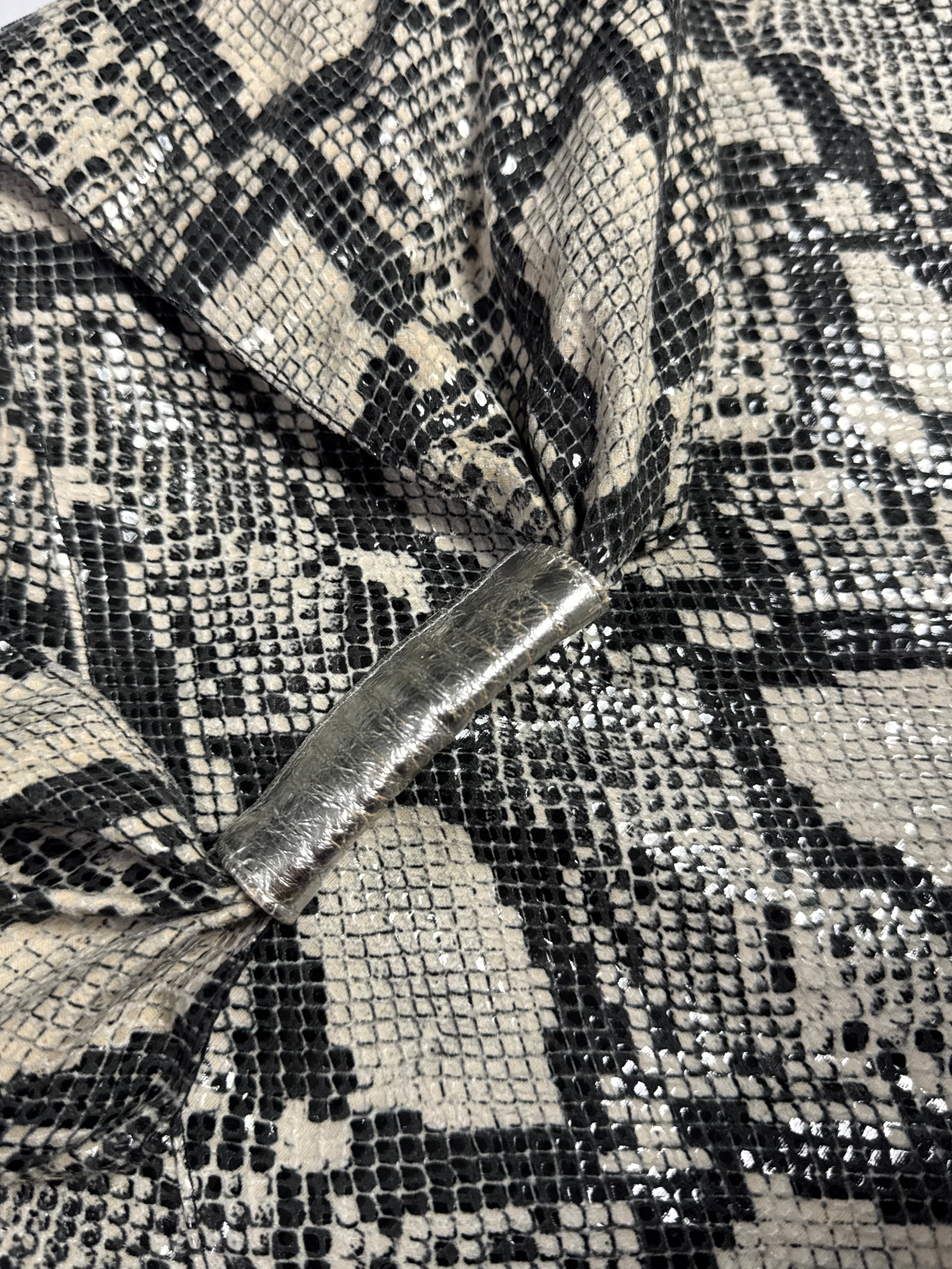MM6 Japanese Classic Handbag Python