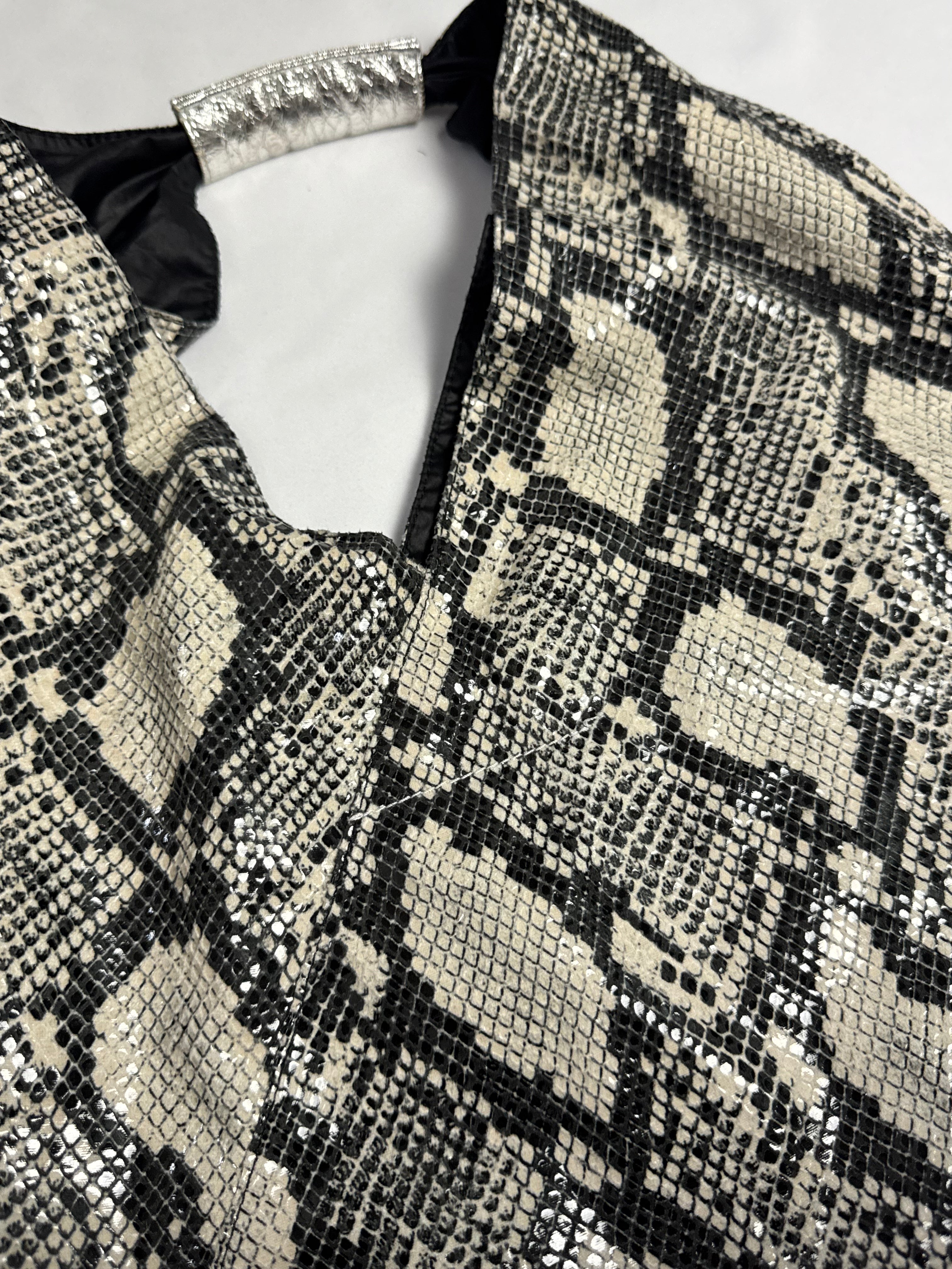 MM6 Japanese Classic Handbag Python