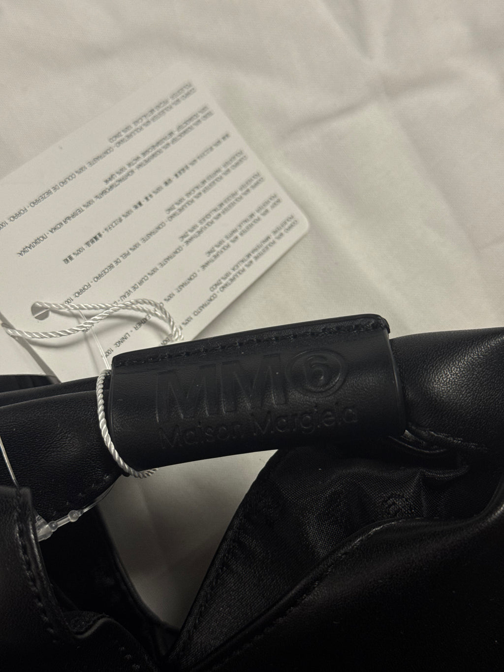 MM6 Japanese Bucket Crossbody Bag Black