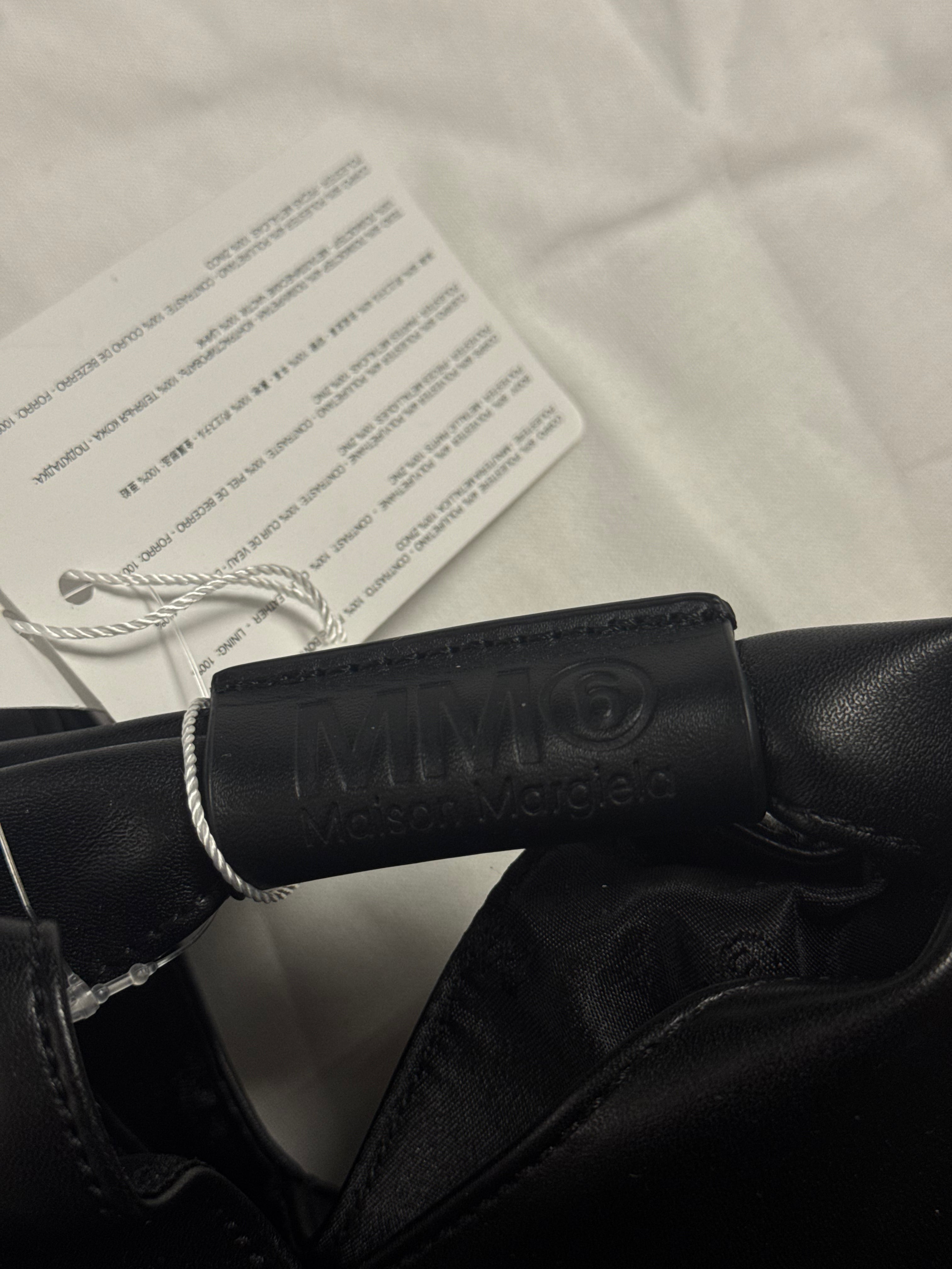 MM6 Japanese Bucket Crossbody Bag Black