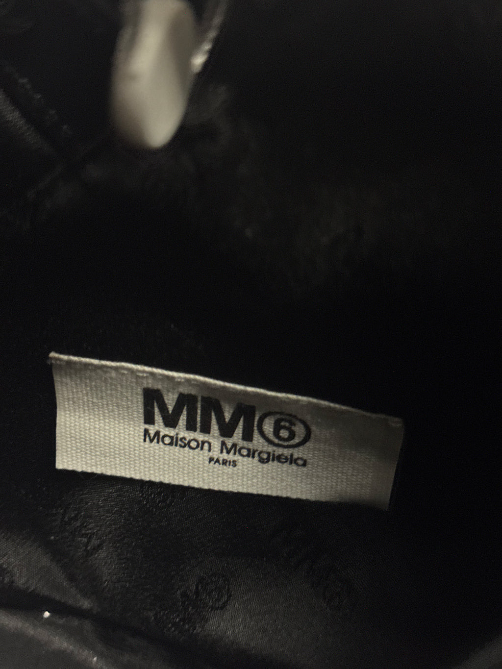 MM6 Japanese Bucket Crossbody Bag Black