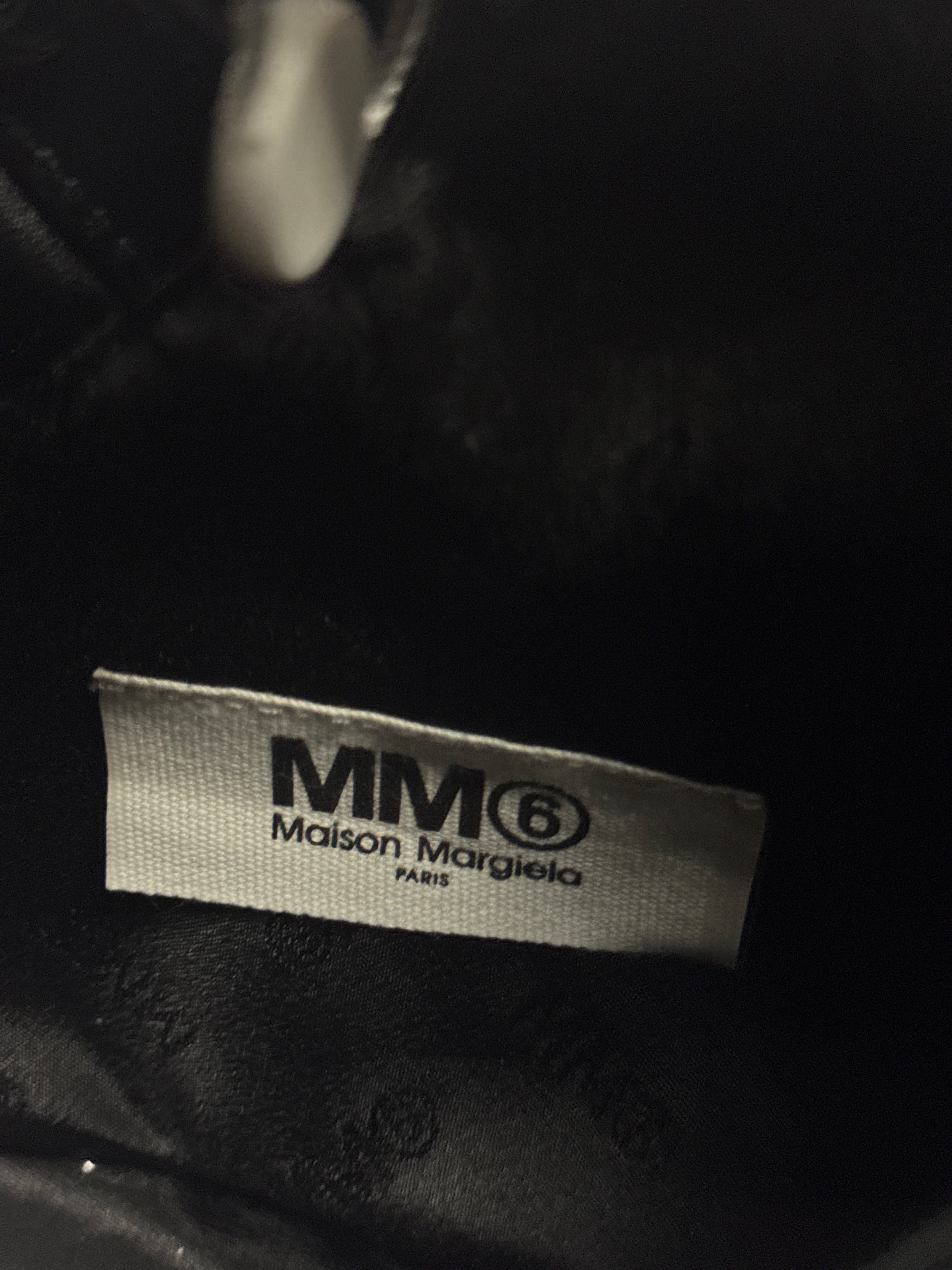 MM6 Japanese Bucket Crossbody Bag Black