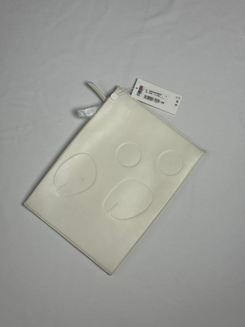 Four Stitches Tabi Large Clutch Bag Cream