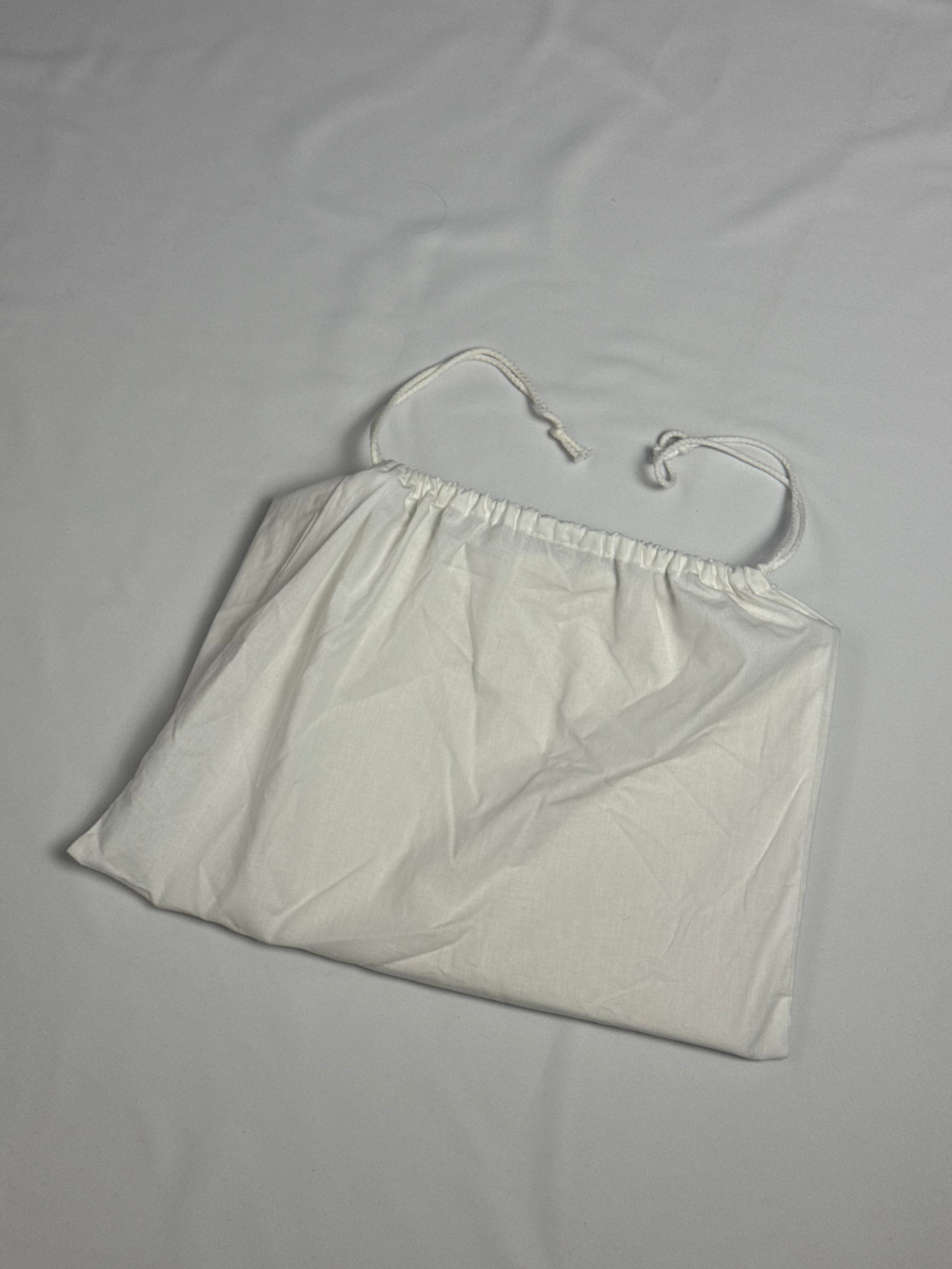 Four Stitches Tabi Large Clutch Bag Cream