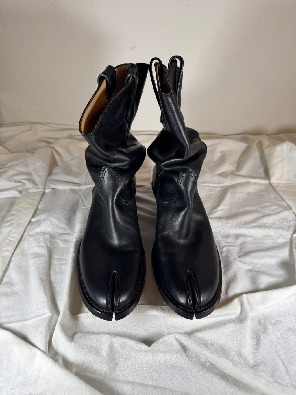 Tabi Texan Ankle Boots Black