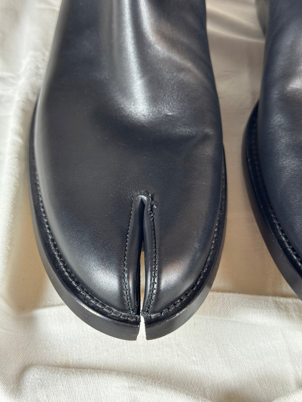 Tabi Texan Ankle Boots Black