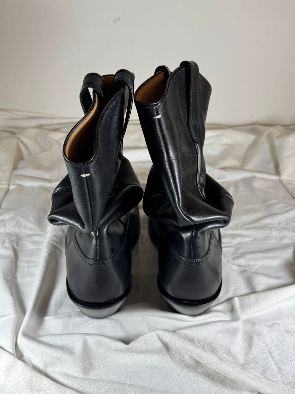 Tabi Texan Ankle Boots Black
