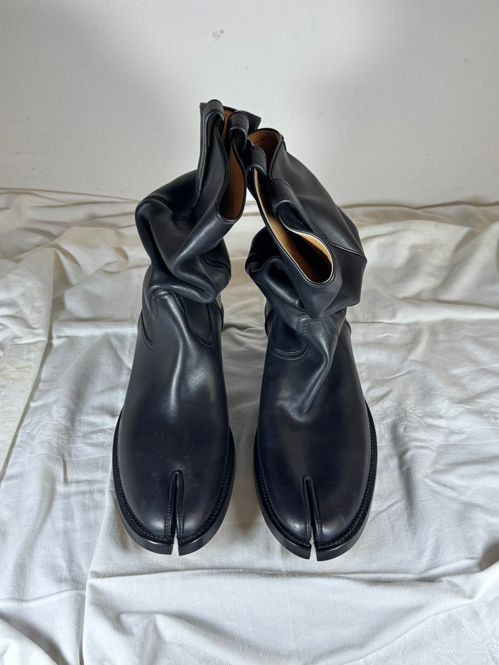 Tabi Texan Ankle Boots Black