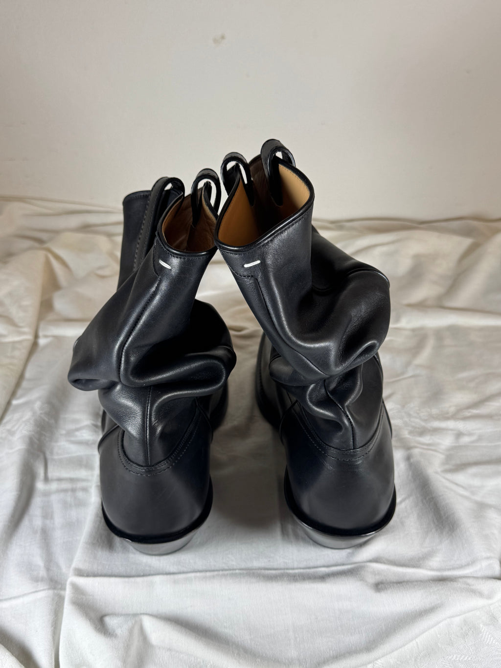 Tabi Texan Ankle Boots Black