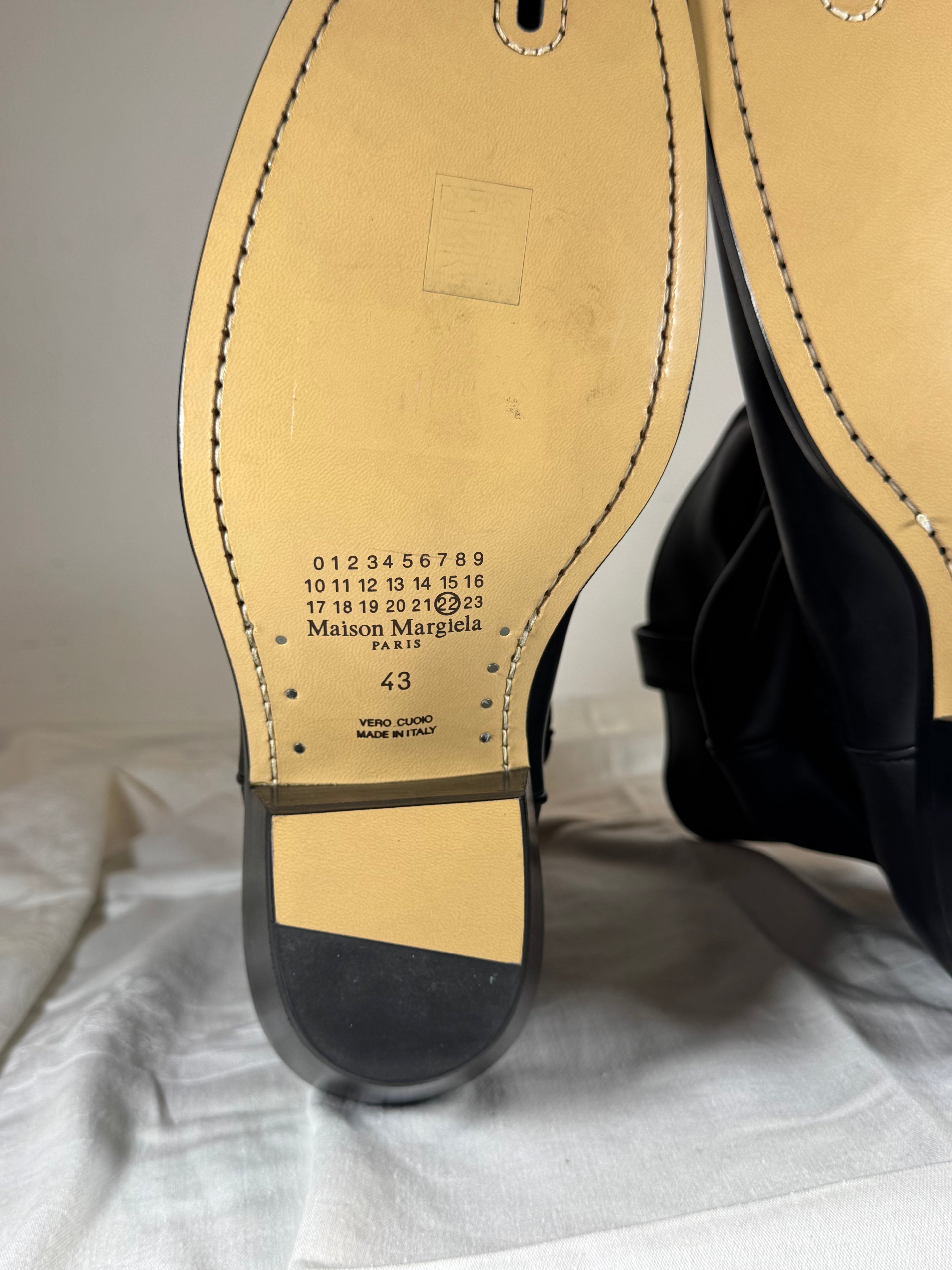 Tabi Texan Ankle Boots Black