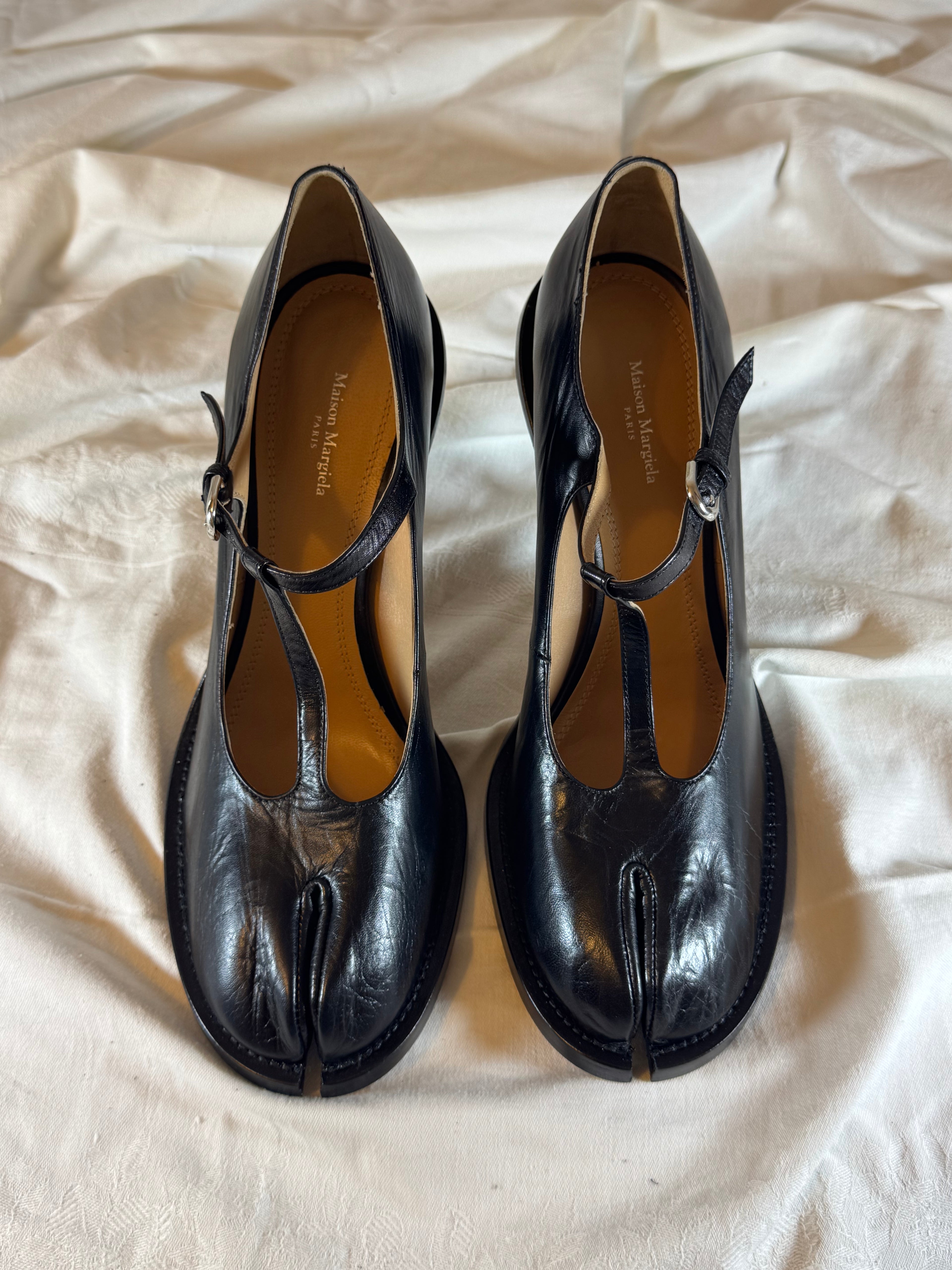 Tabi Bourgeoise Heels Black