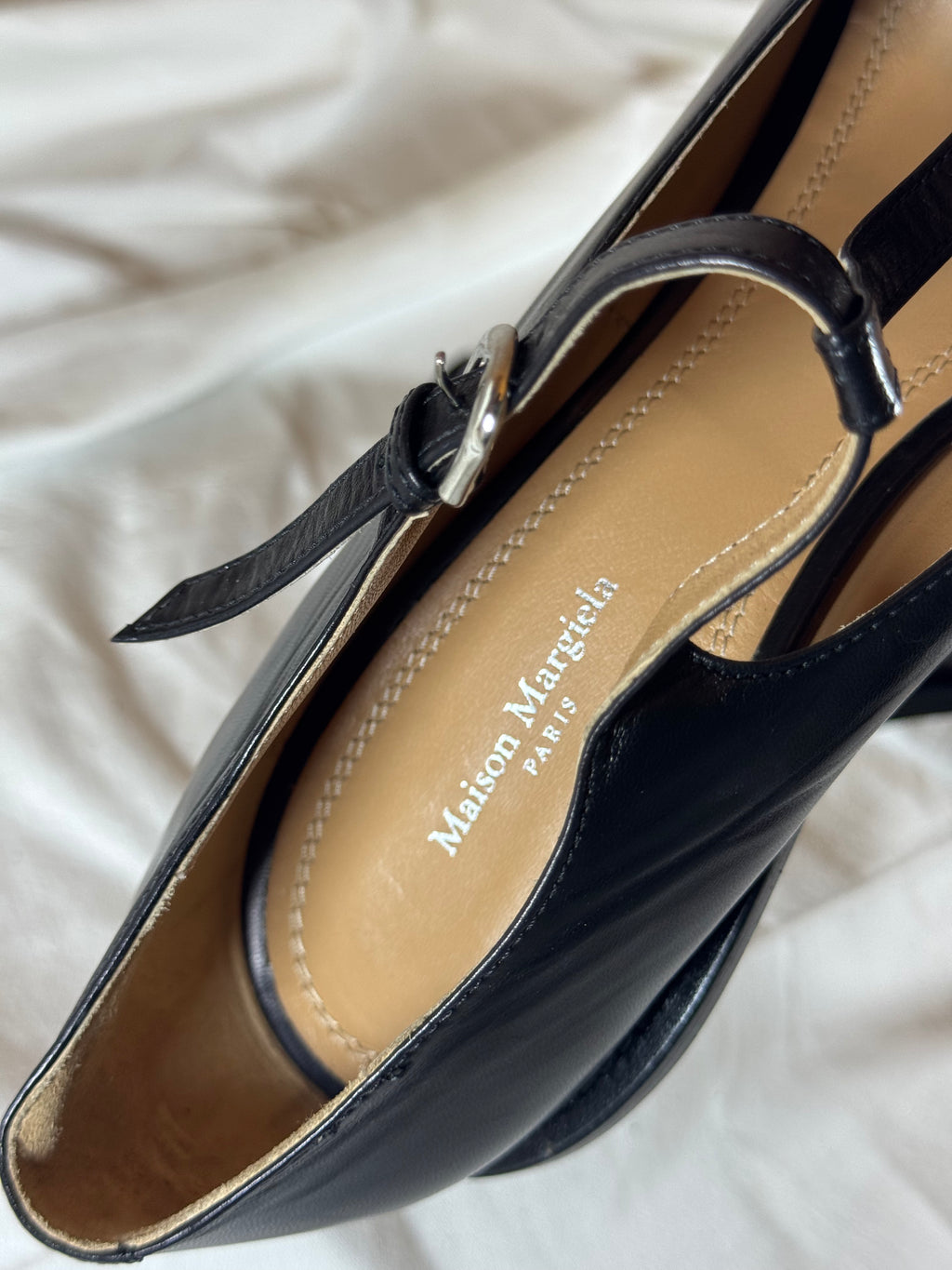 Tabi Bourgeoise Heels Black