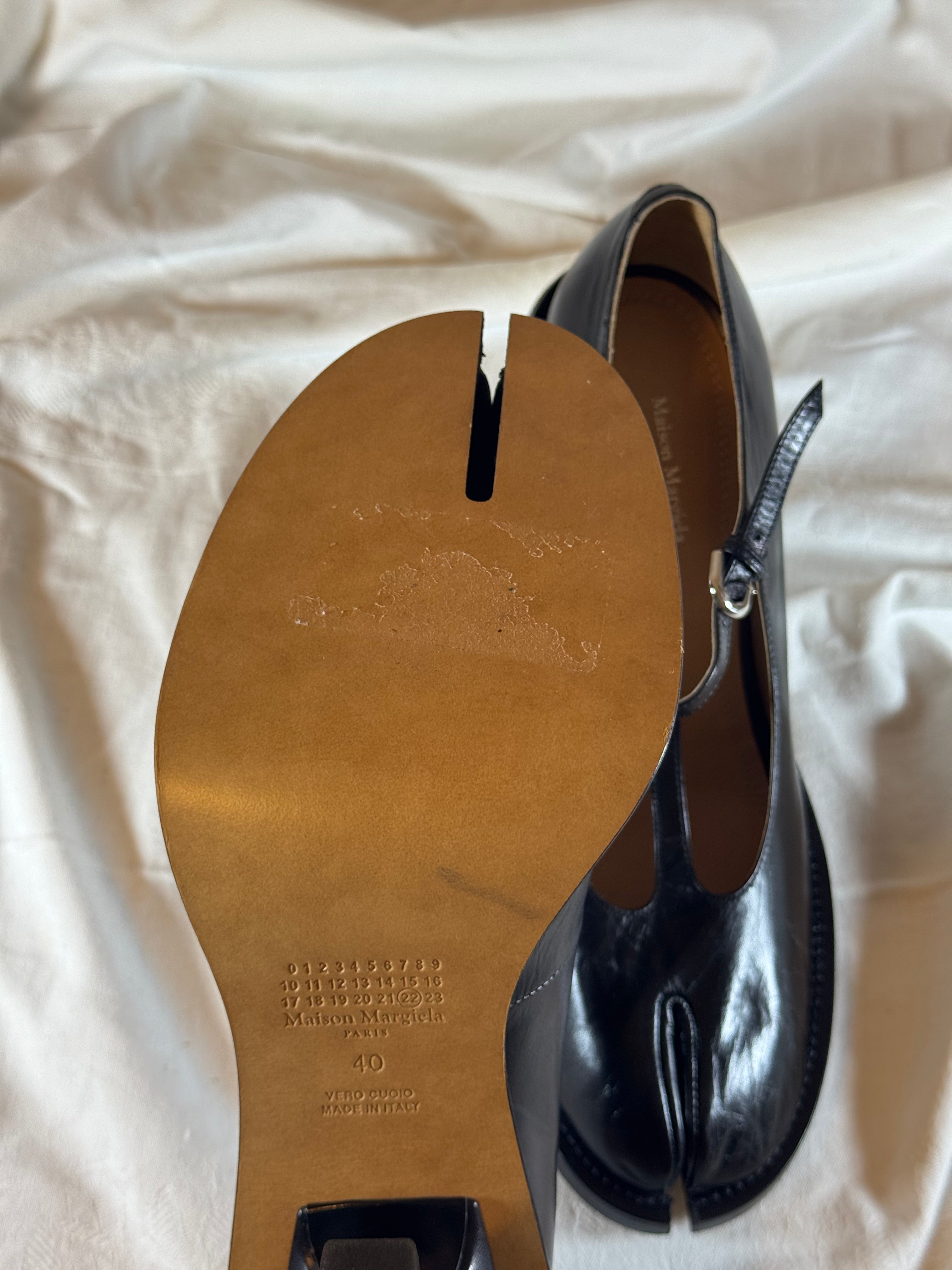 Tabi Bourgeoise Heels Black