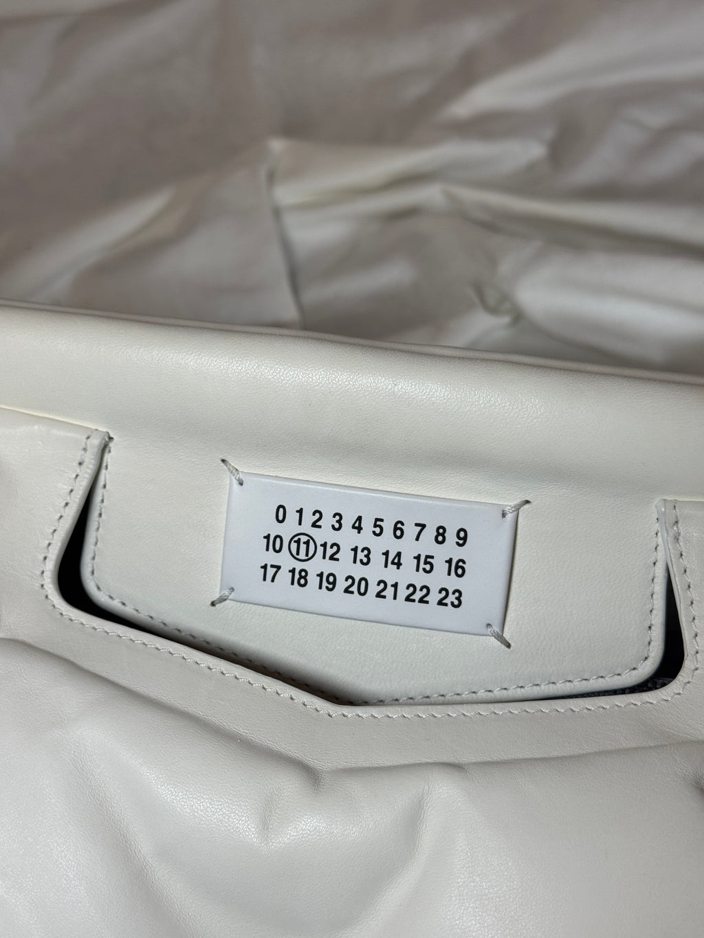 Glam Slam Classic Medium Crossbody Handbag White