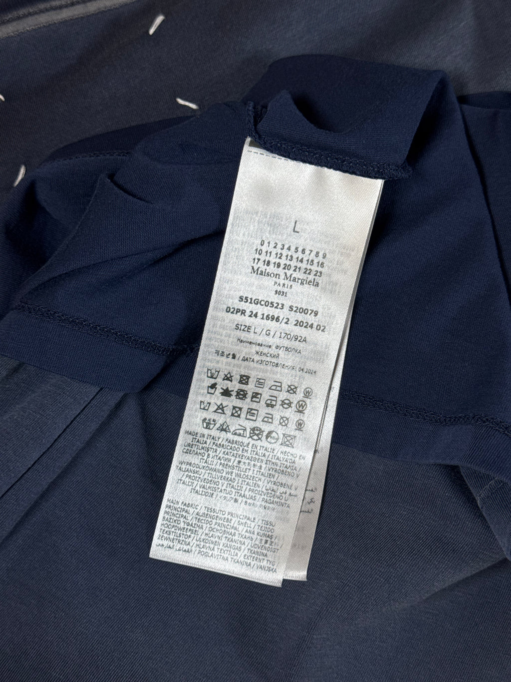 T-Shirt College Logo Blue