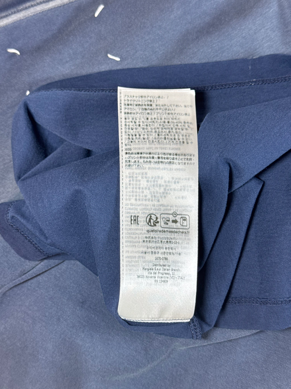 T-Shirt College Logo Blue