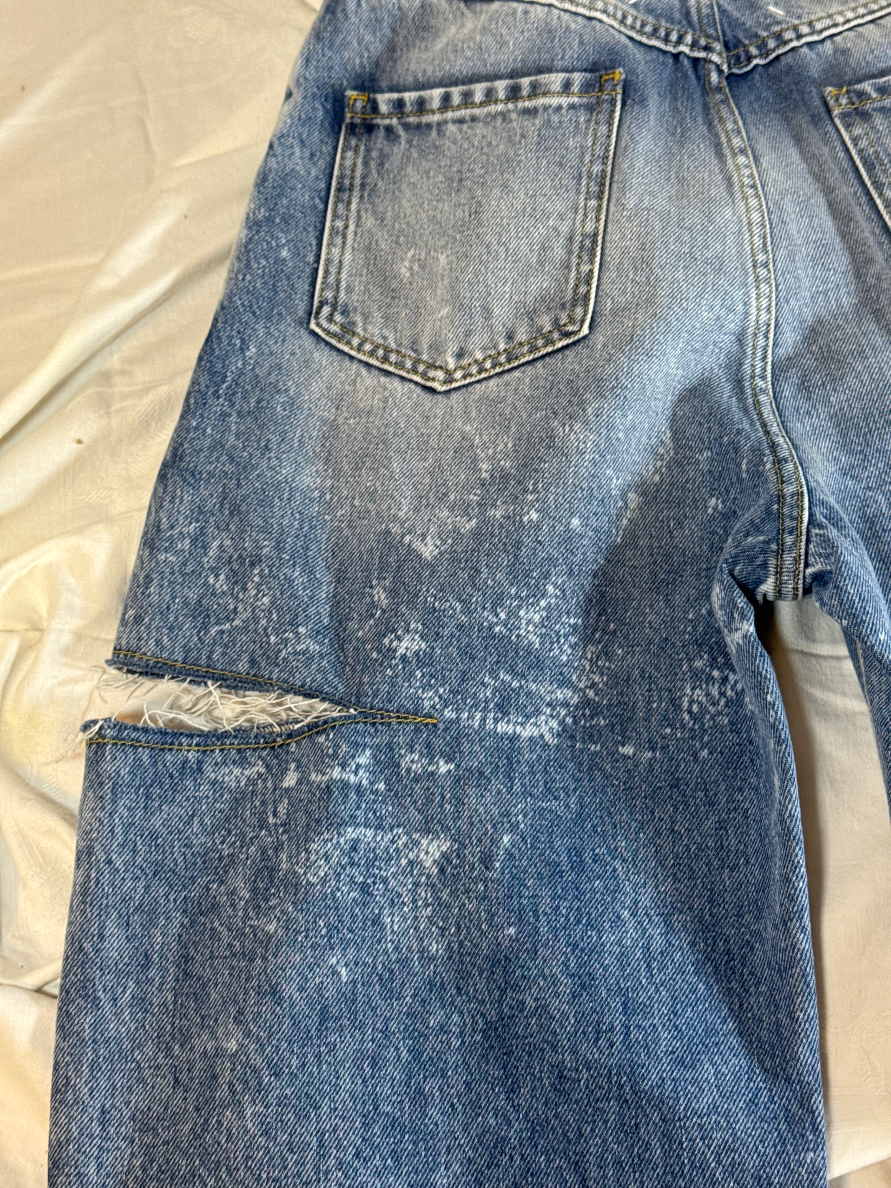 Cut-Out Jeans Blue
