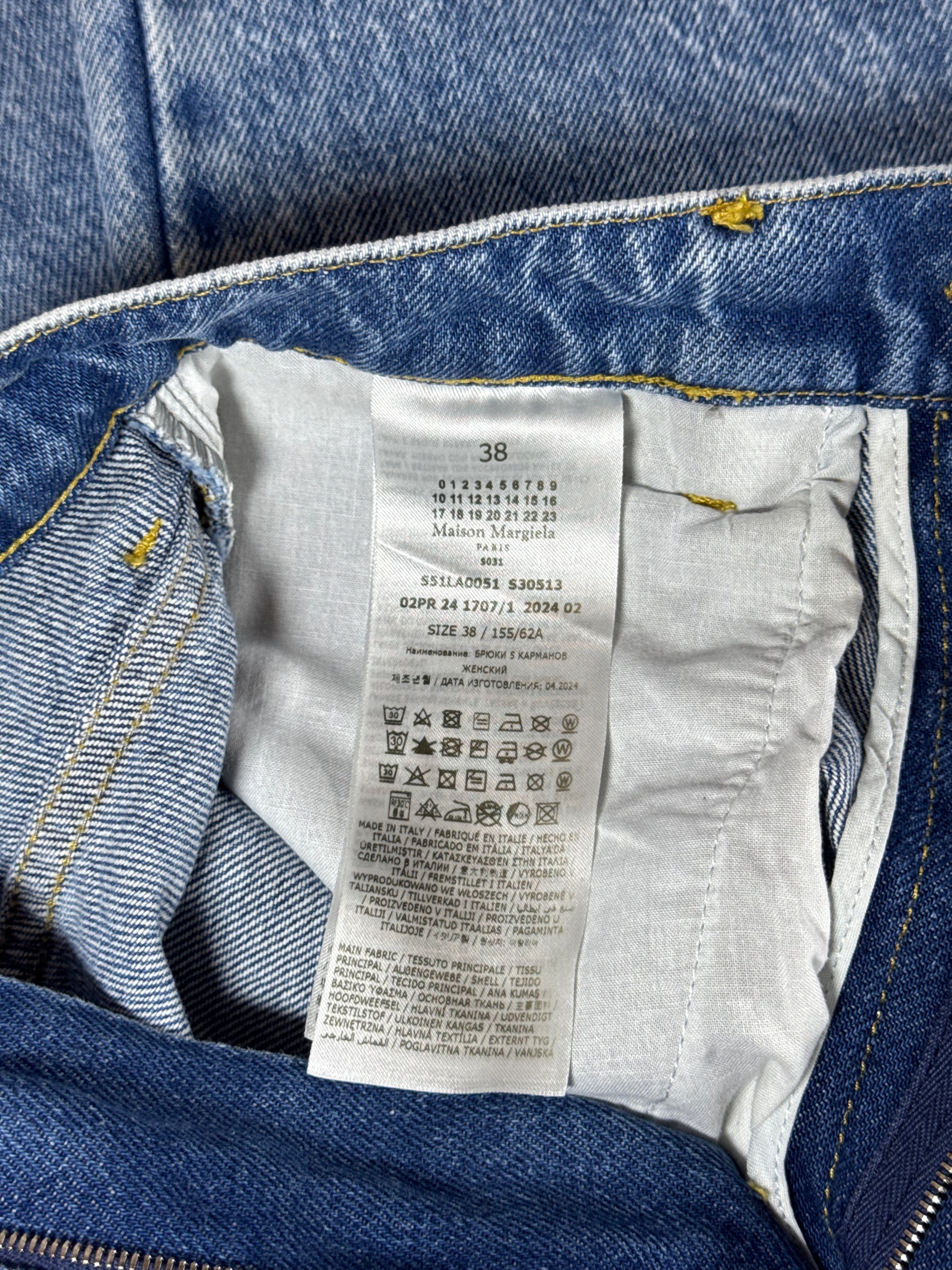 Cut-Out Jeans Blue