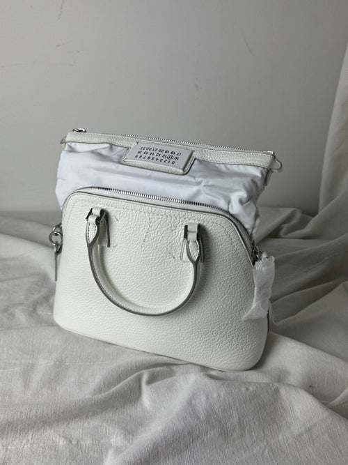 5AC Classique Mini Crossbody Handbag White