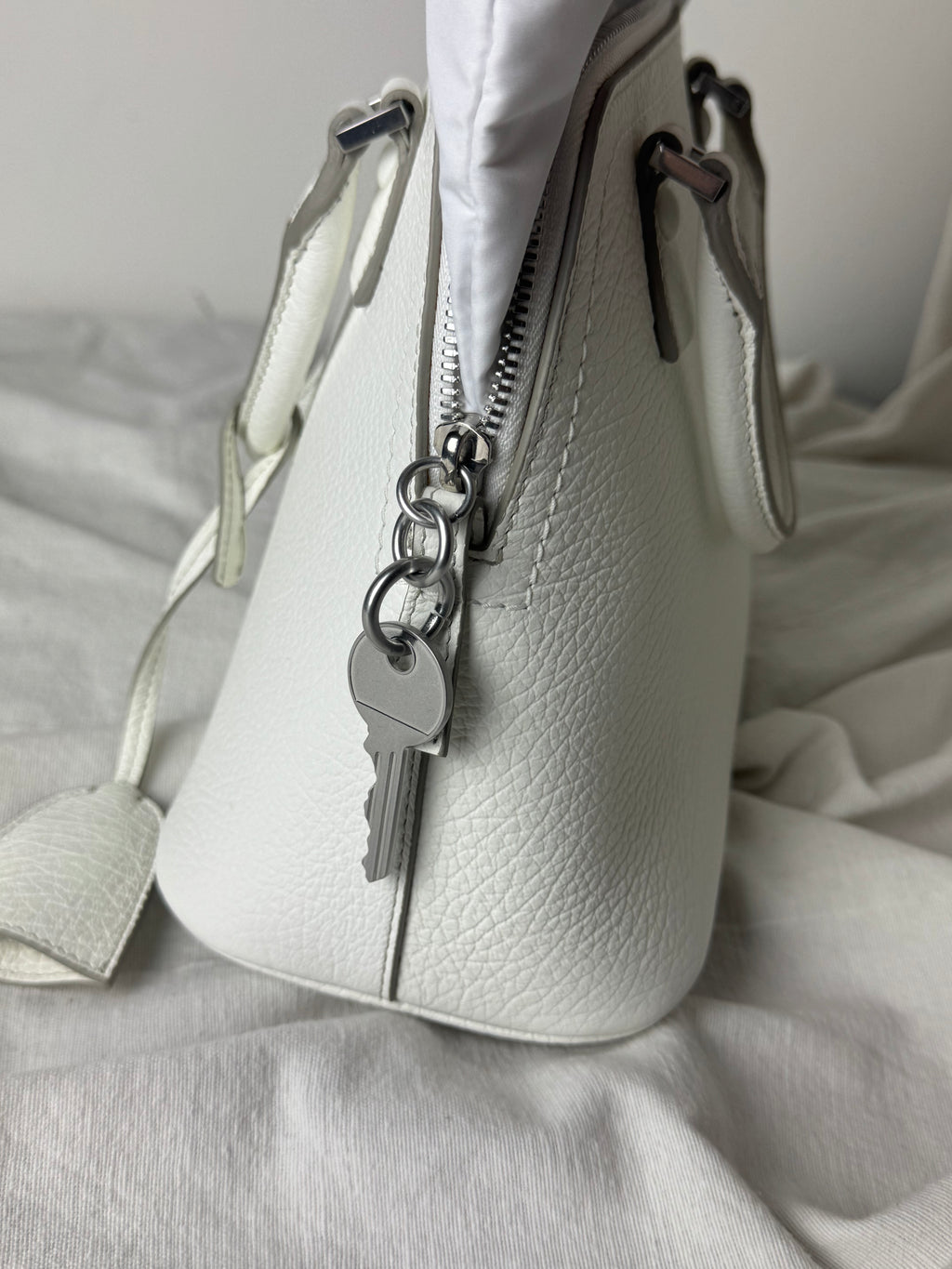 5AC Classique Mini Crossbody Handbag White