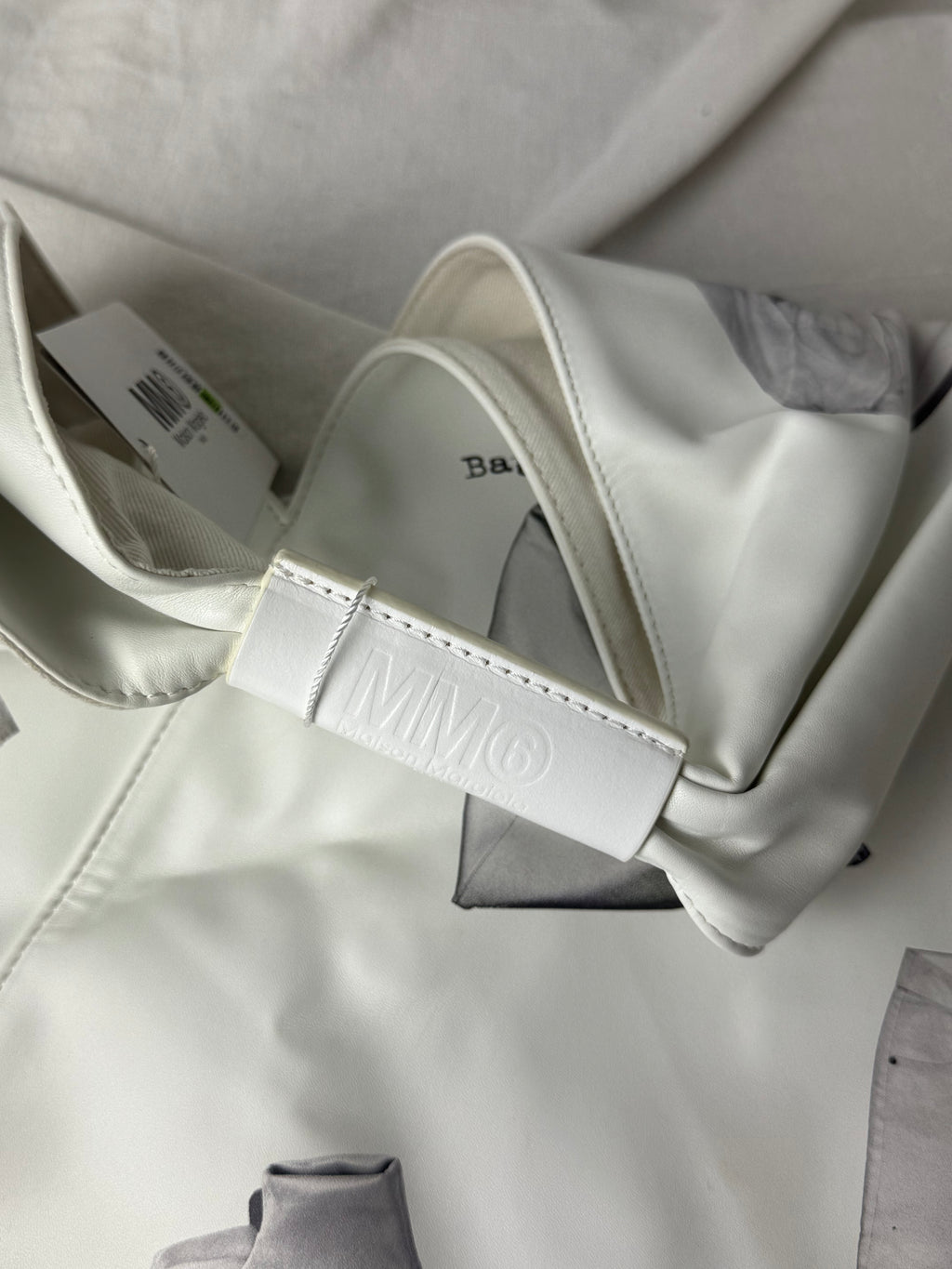 MM6 Japanese Classic Handbag Sketches White