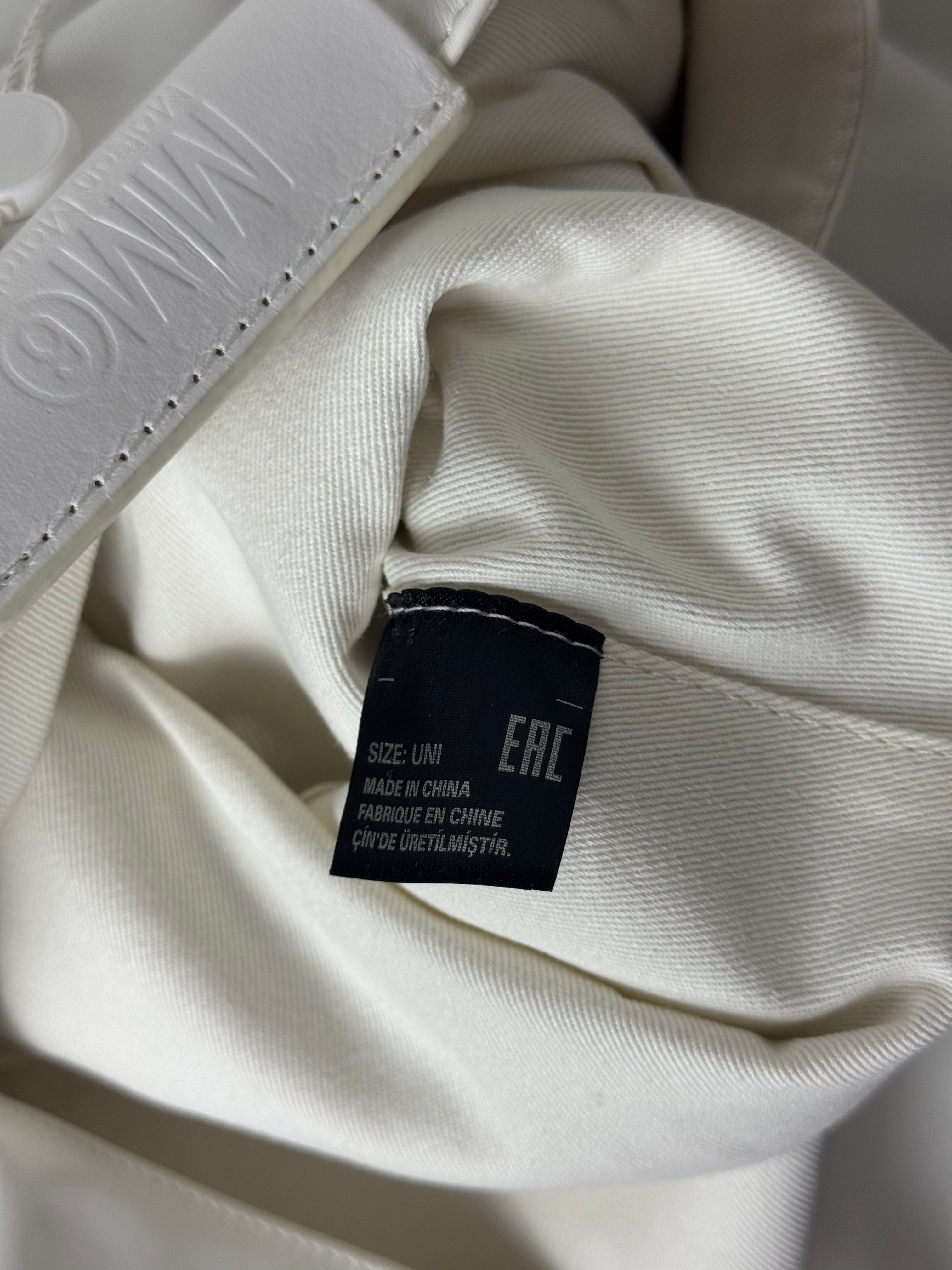 MM6 Japanese Classic Handbag Sketches White