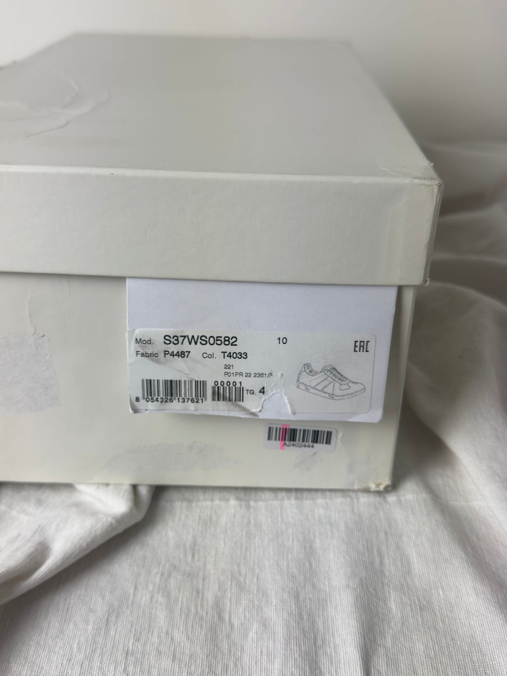 REPLICA GAT Low-Top Sneakers Blue Rubber