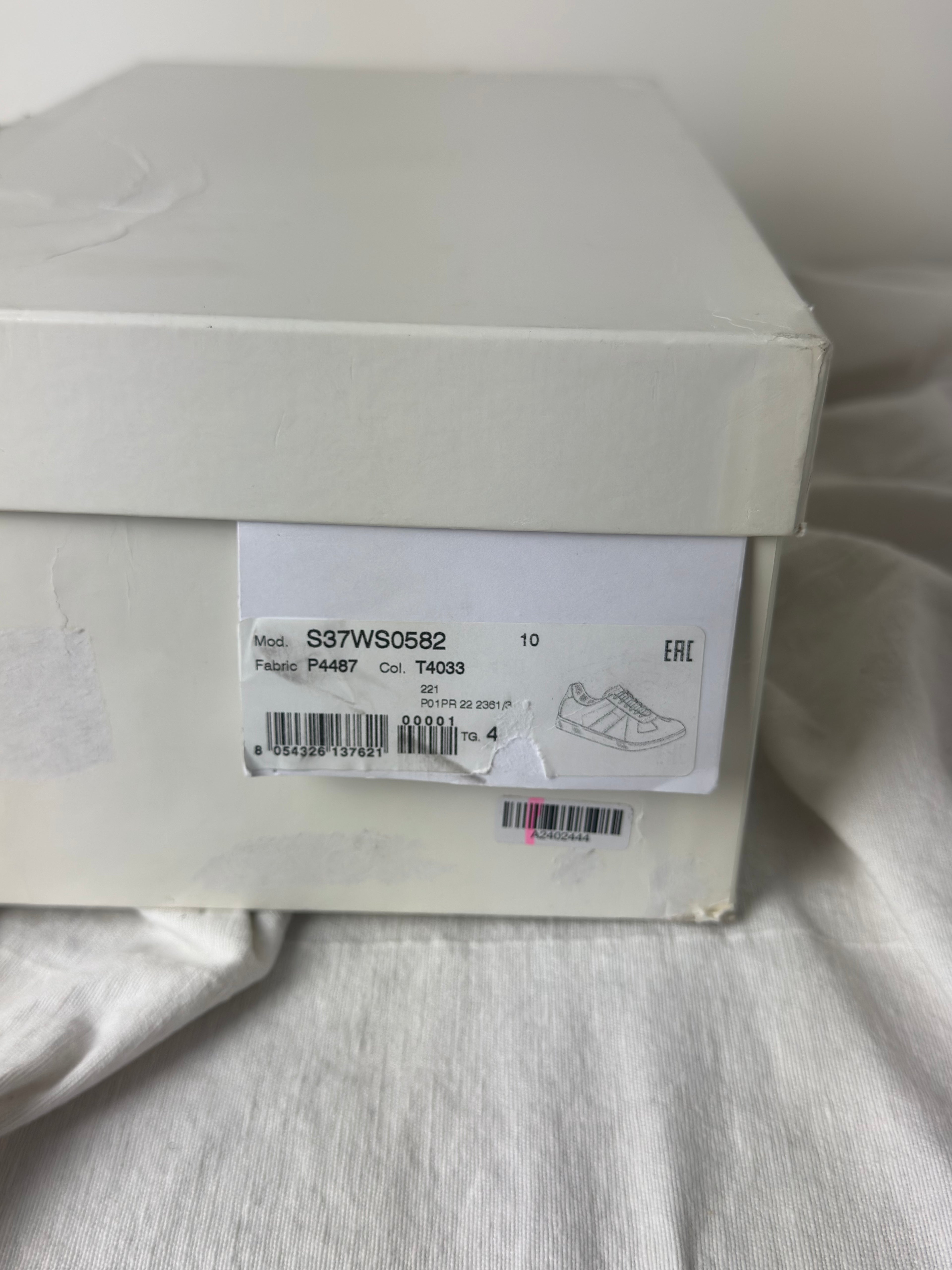 REPLICA GAT Low-Top Sneakers Blue Rubber