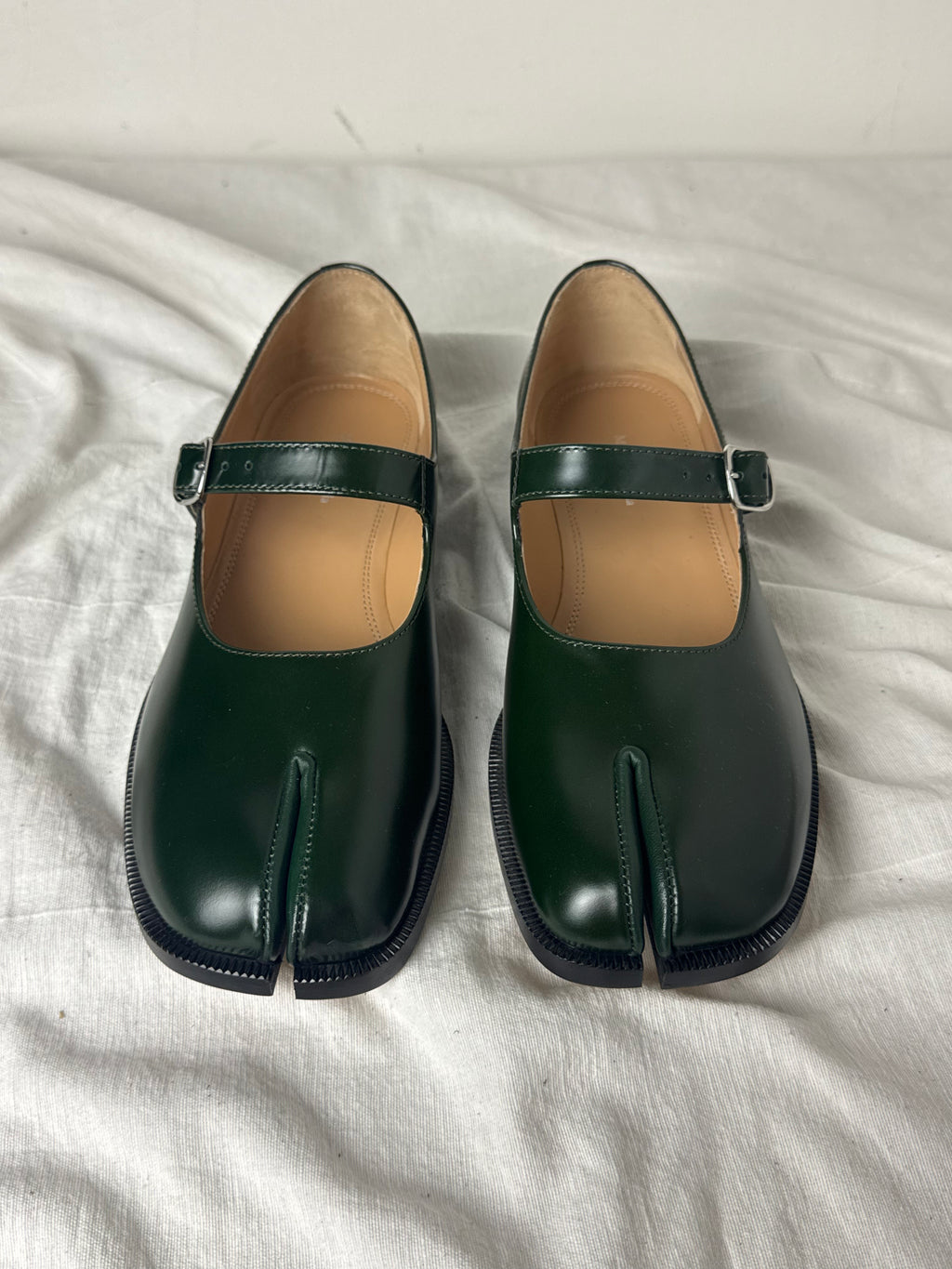 Tabi Mary Jane Chasseurs Green / Black
