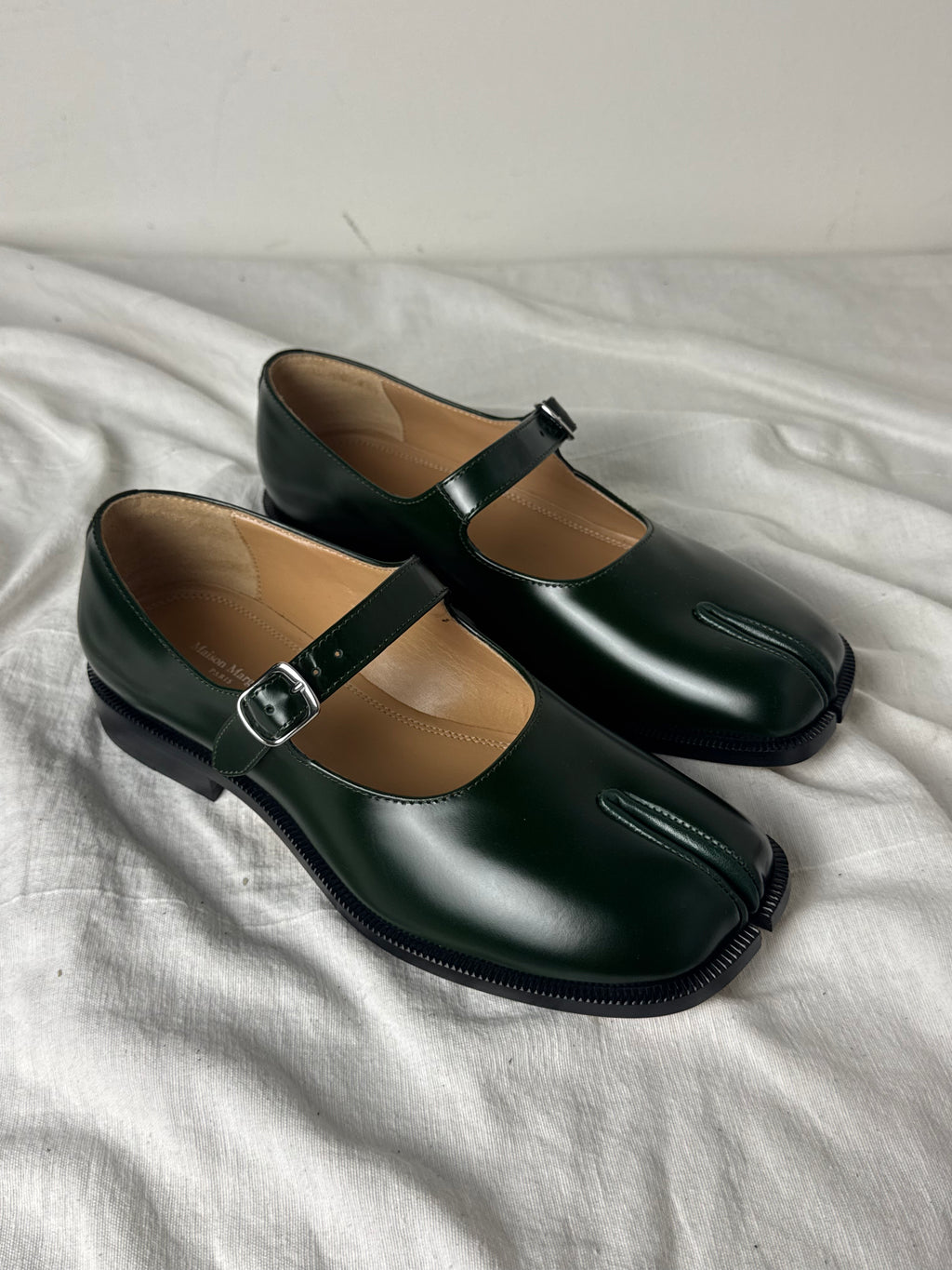 Tabi Mary Jane Chasseurs Green / Black