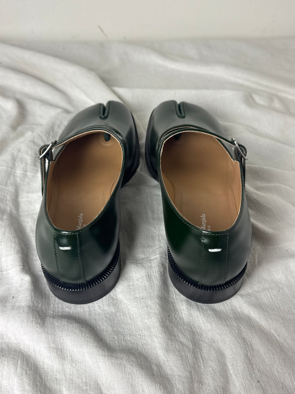 Tabi Mary Jane Chasseurs Green / Black