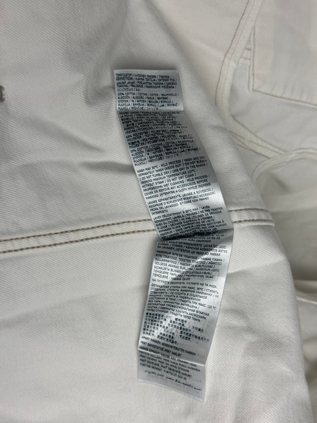 Trucker Jacket White