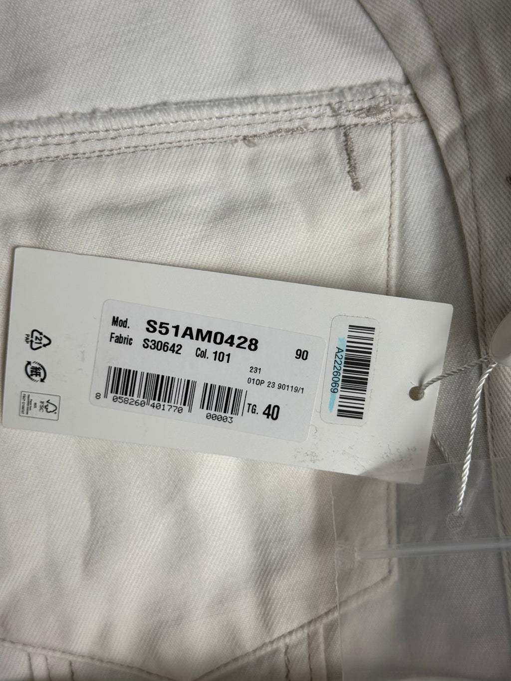 Trucker Jacket White