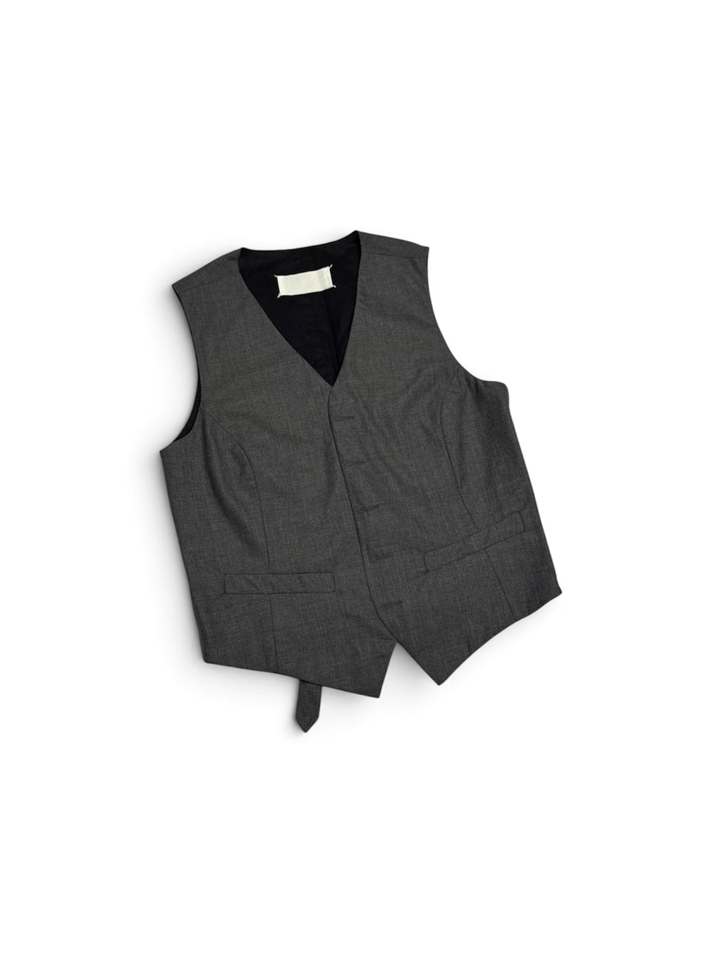 SS1999 Runway Artisanal Gilet Grey