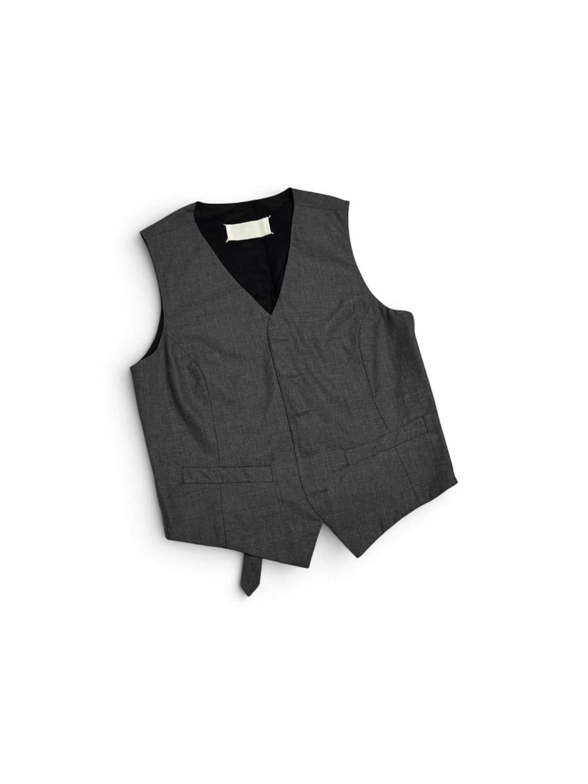 SS1999 Runway Artisanal Gilet Grey