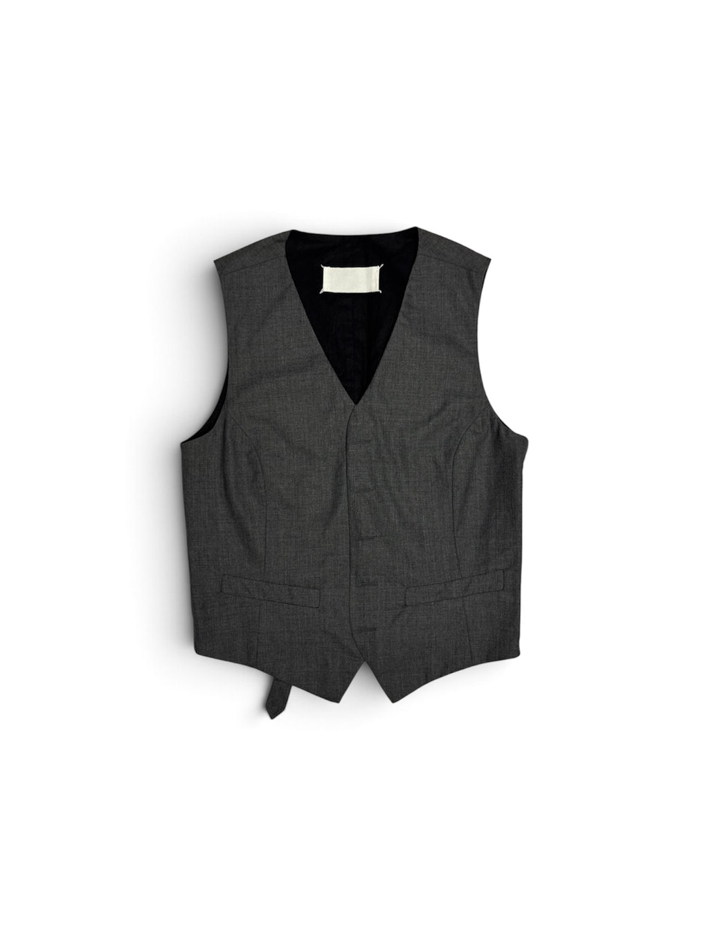SS1999 Runway Artisanal Gilet Grey