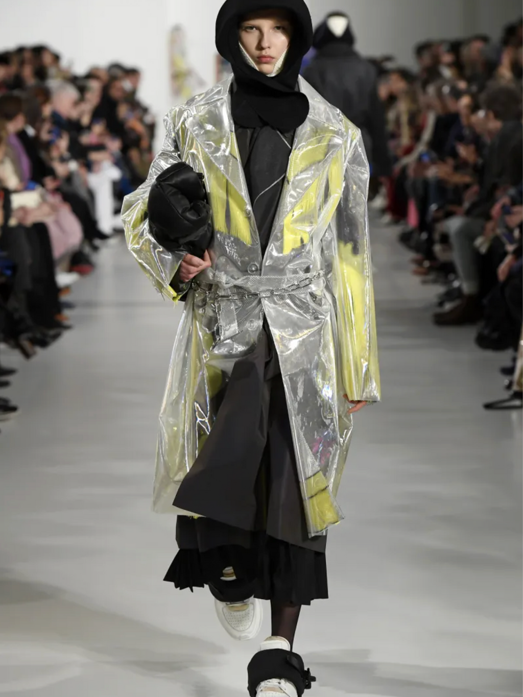 FW2018 Runway Transparent Trenchcoat