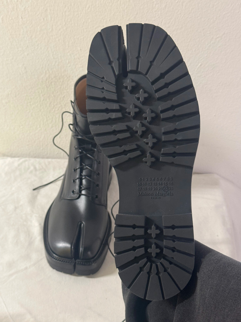 Tabi Combat Boots Black