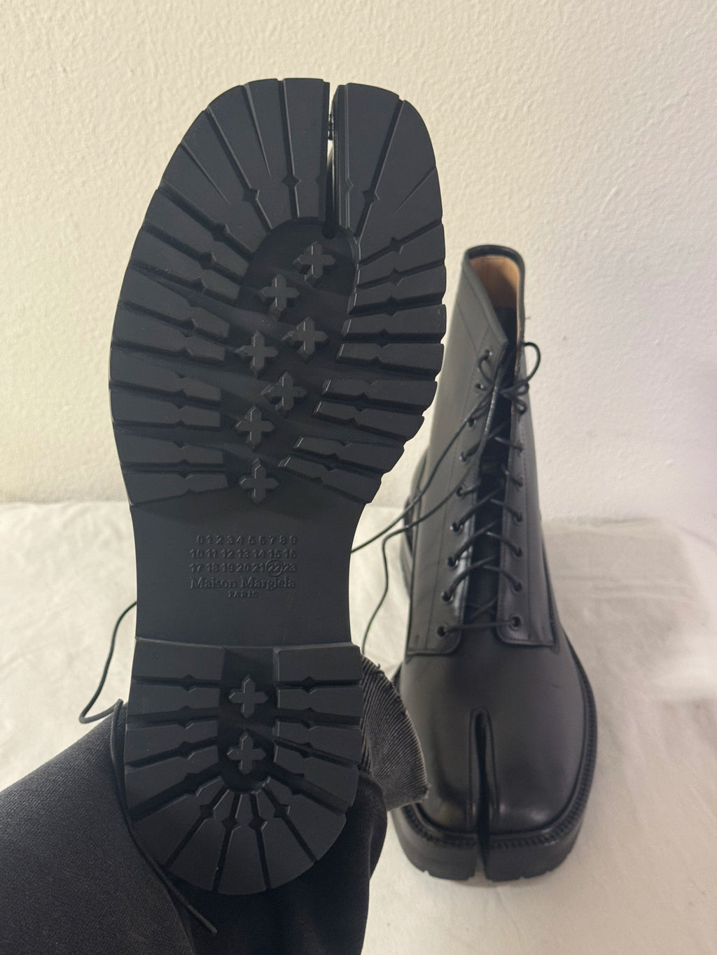 Tabi Combat Boots Black