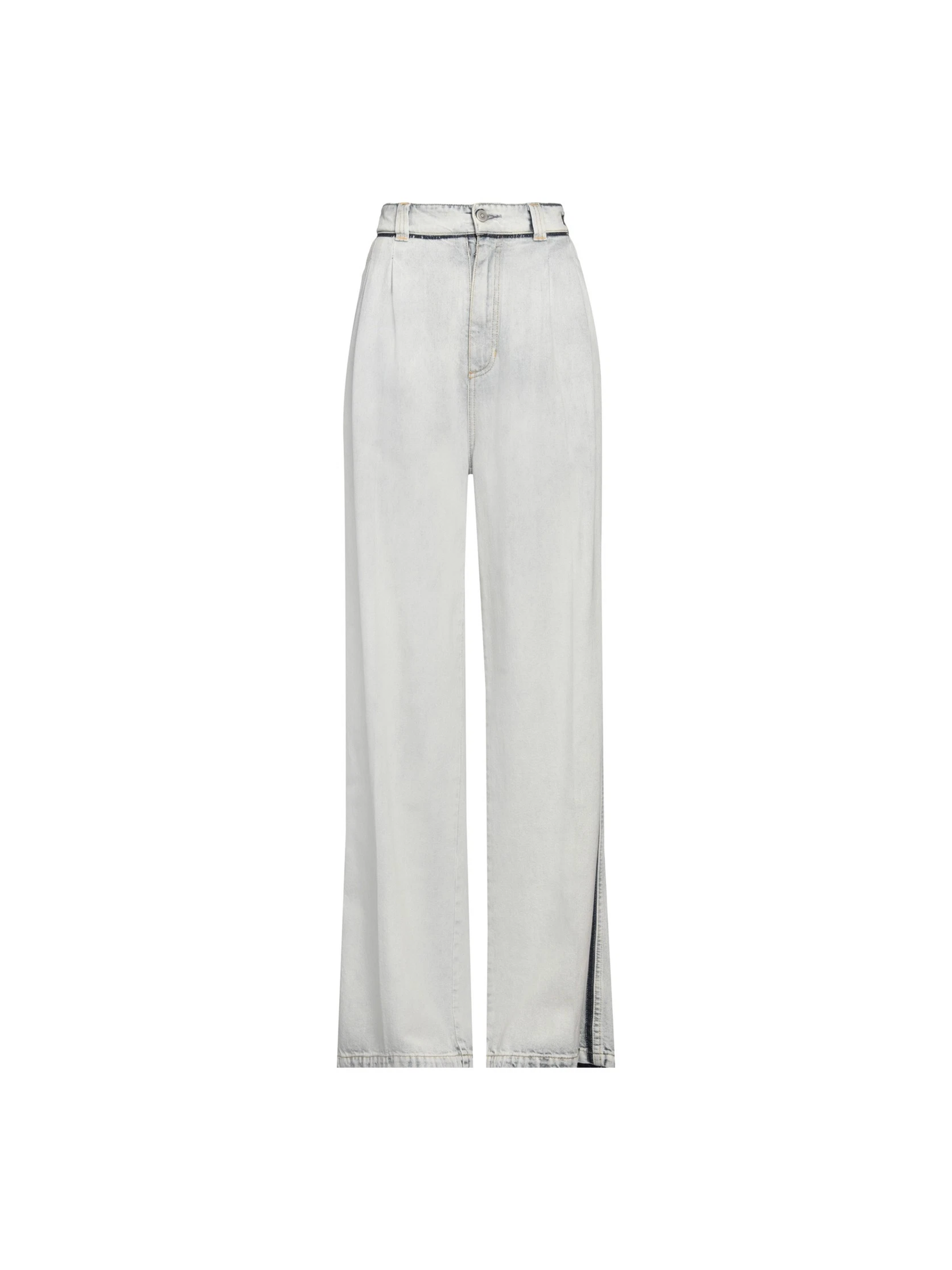 Wide Leg Jeans Faded White