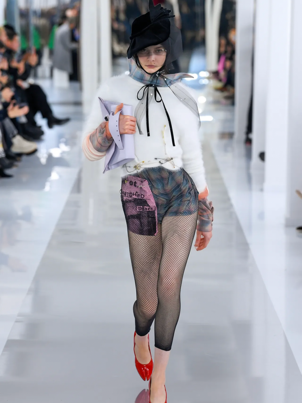 FW2023 Runway Knit Top White