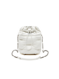 Glam Slam Mini Bucket Crossbody Bag White