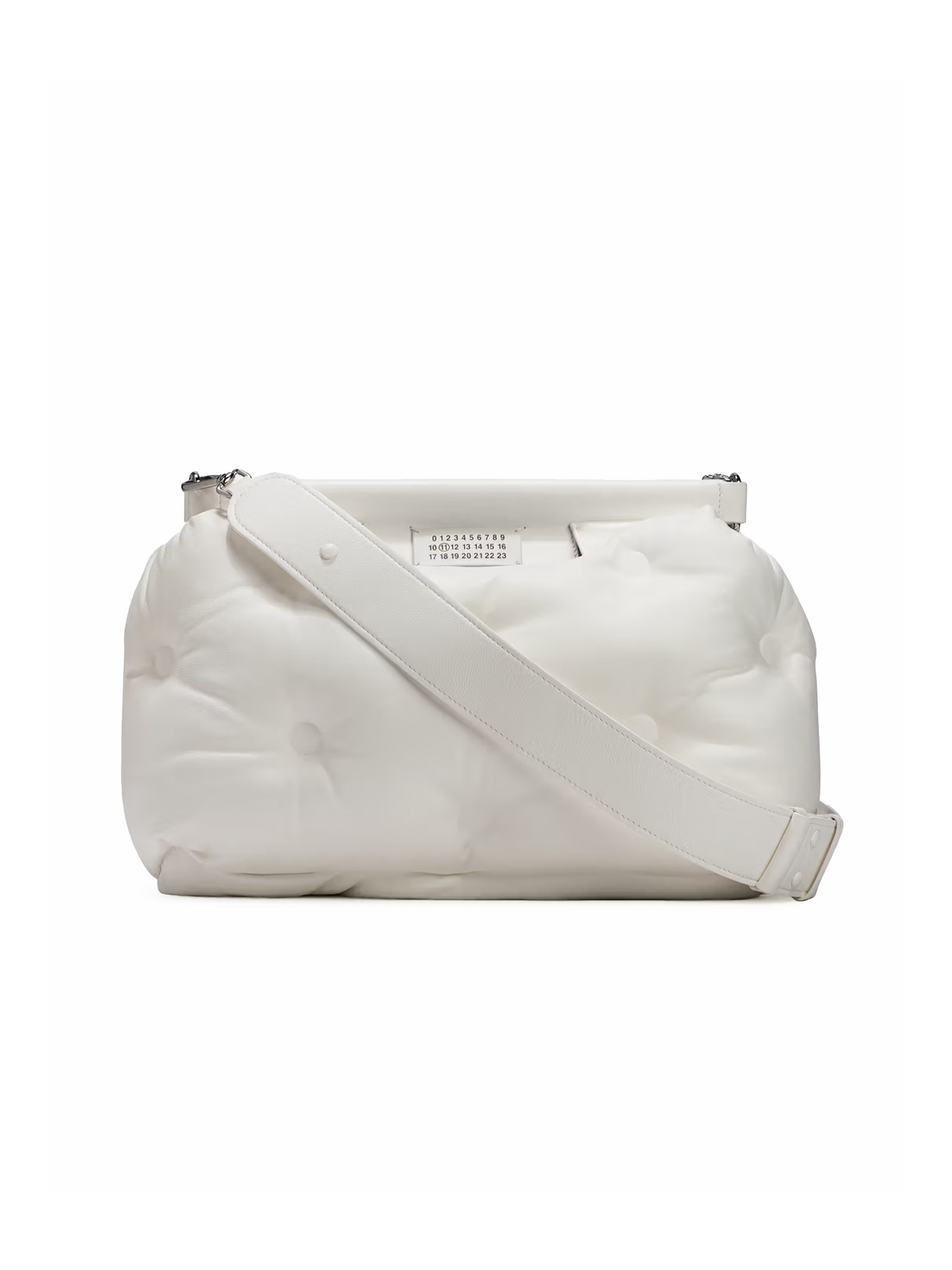 Glam Slam Classic Medium Crossbody Handbag White