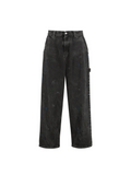 Paint Drops Carpenter Jeans Black